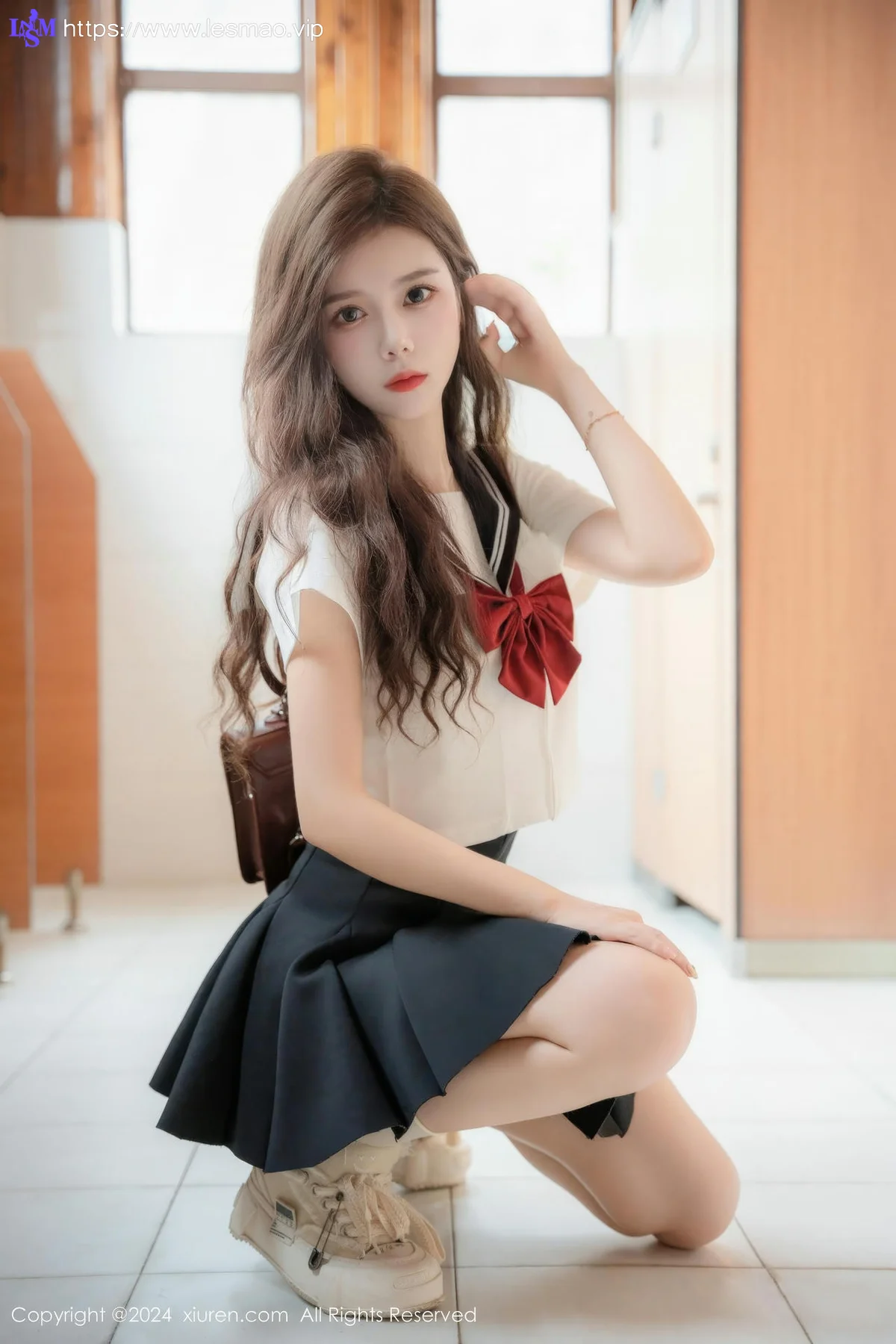 XiuRen 秀人 No.8948 拍黄瓜girl 首套写真JK制服22 - 25