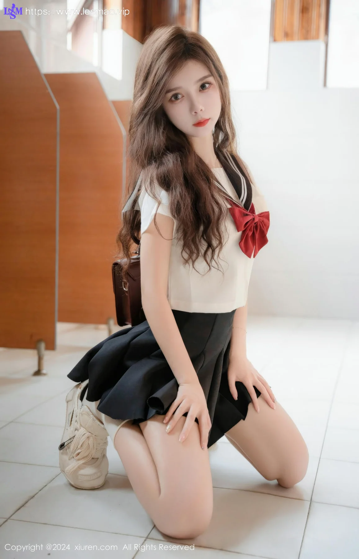 XiuRen 秀人 No.8948 拍黄瓜girl 首套写真JK制服22 - 26