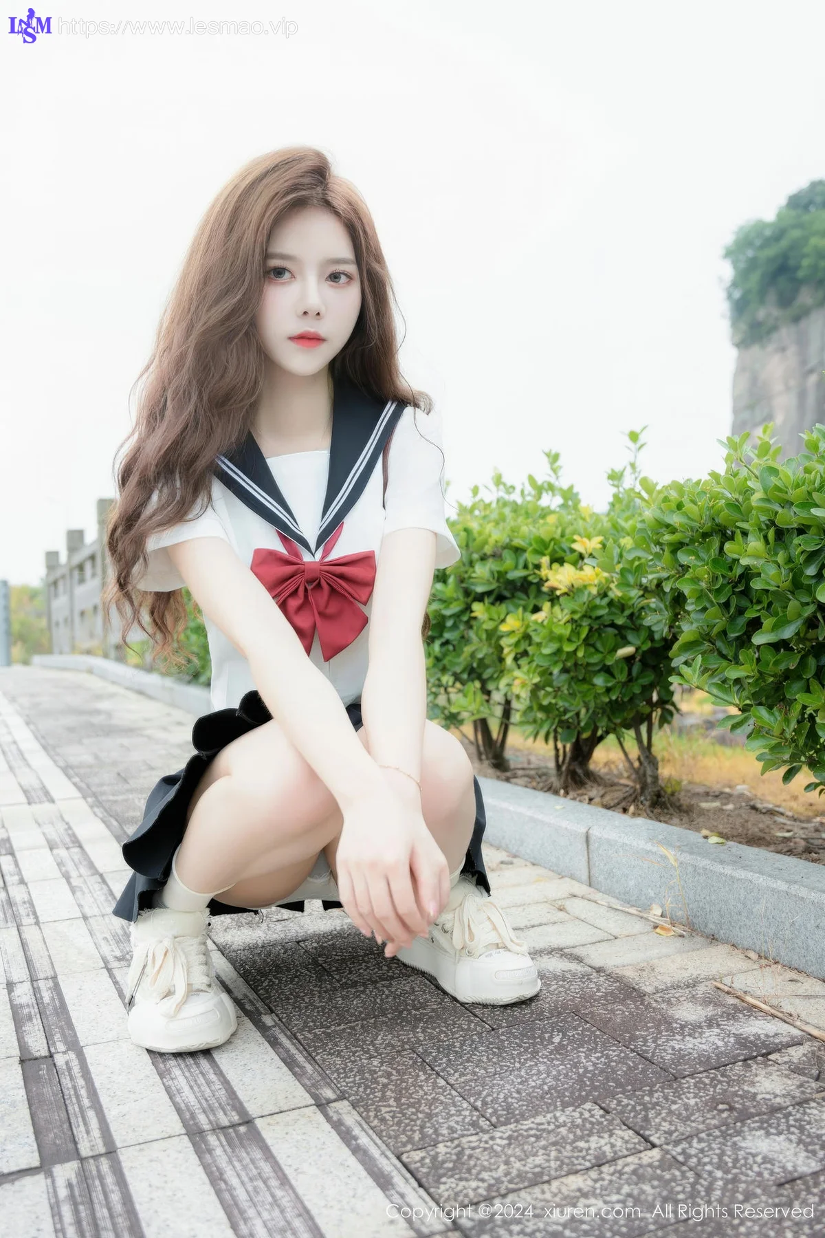 XiuRen 秀人 No.8948 拍黄瓜girl 首套写真JK制服22 - 38