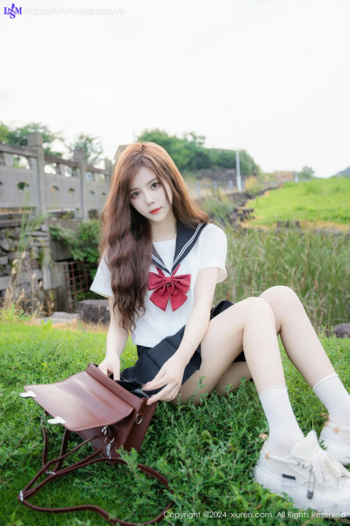 XiuRen 秀人 No.8948 拍黄瓜girl 首套写真JK制服22 - 56
