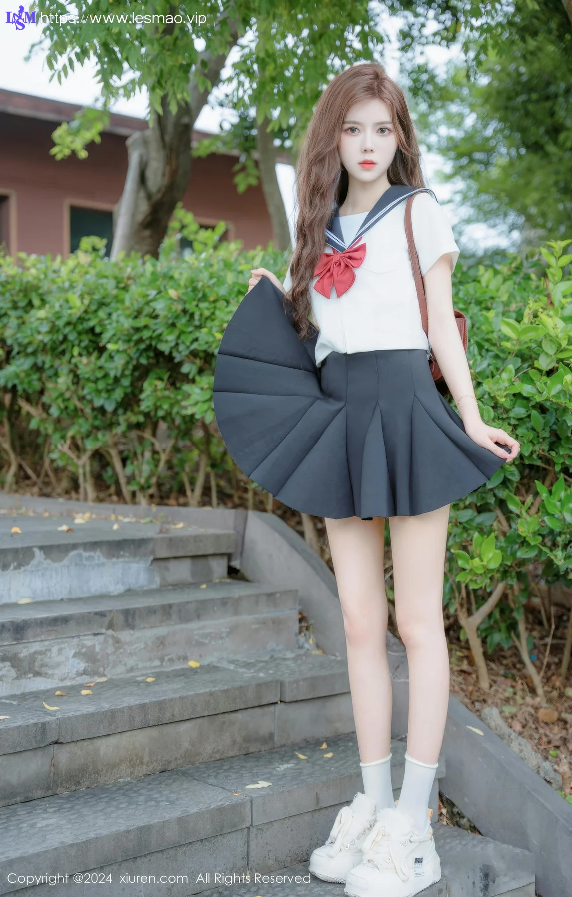 XiuRen 秀人 No.8948 拍黄瓜girl 首套写真JK制服22 - 81