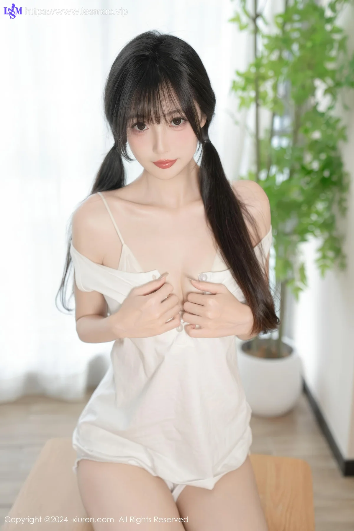 XiuRen 秀人 No.8952 林星阑 白色情趣内衣性感写真1 - 28