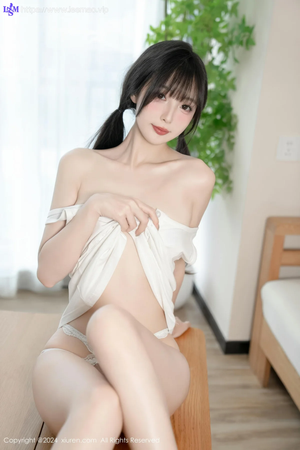 XiuRen 秀人 No.8952 林星阑 白色情趣内衣性感写真1 - 52