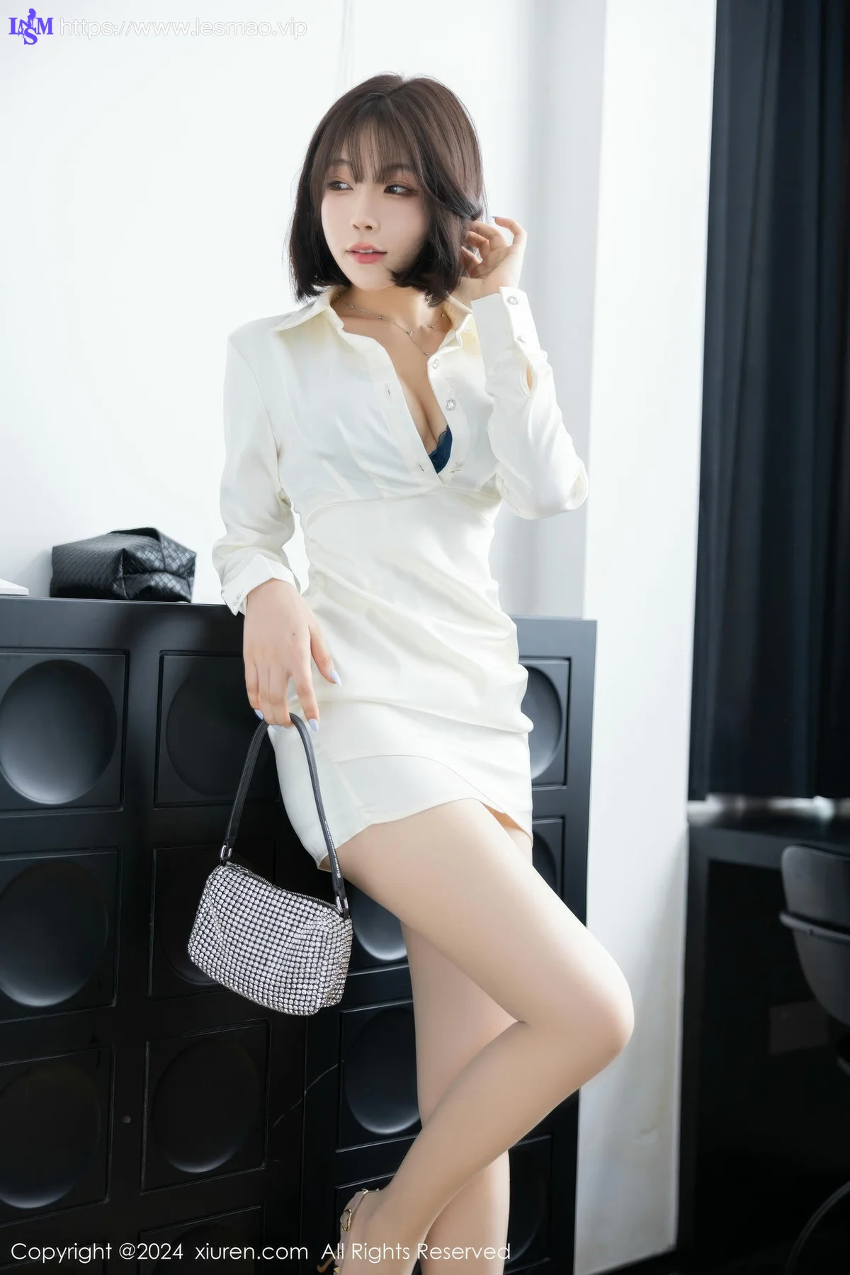 XiuRen 秀人 No.8963 徐莉芝Booty 白色连衣短裙性感写真2 - 18