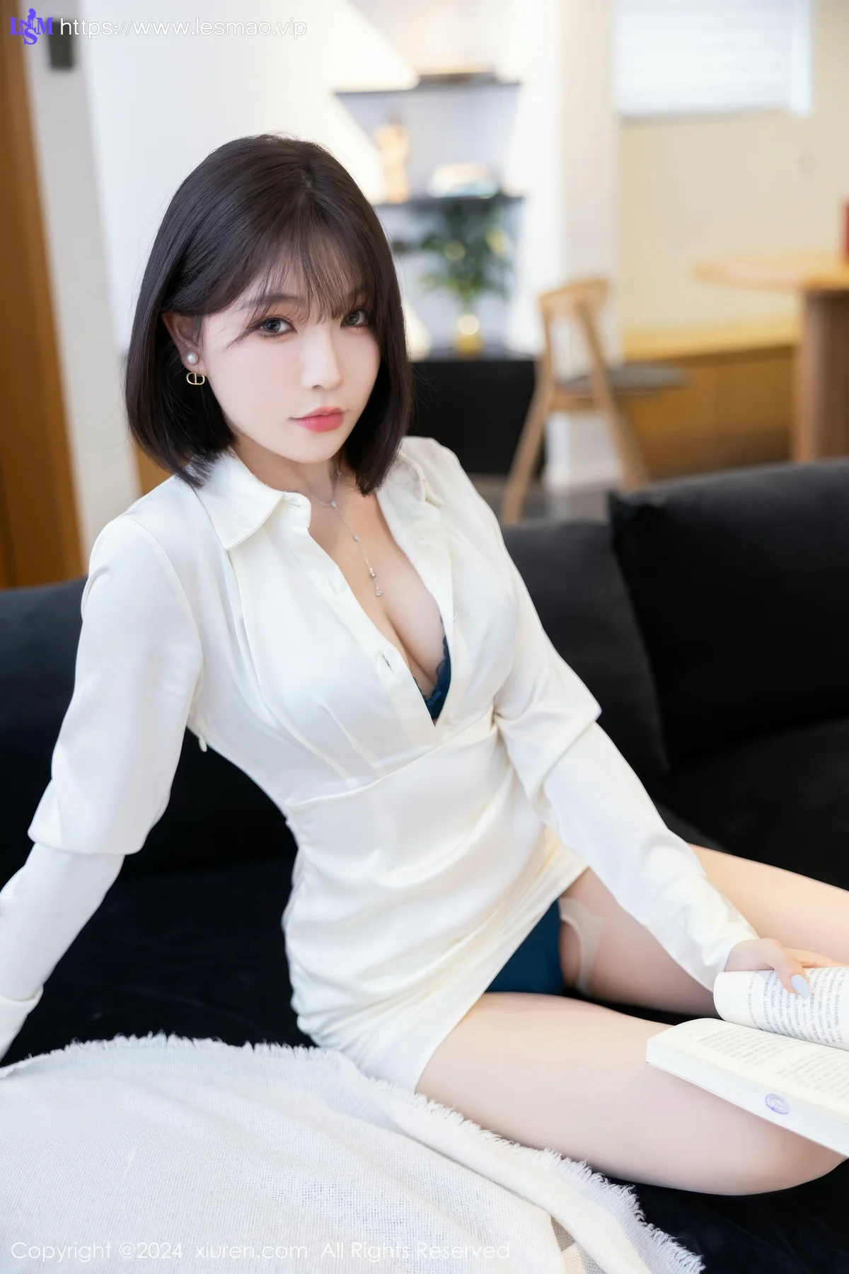 XiuRen 秀人 No.8963 徐莉芝Booty 白色连衣短裙性感写真2 - 36