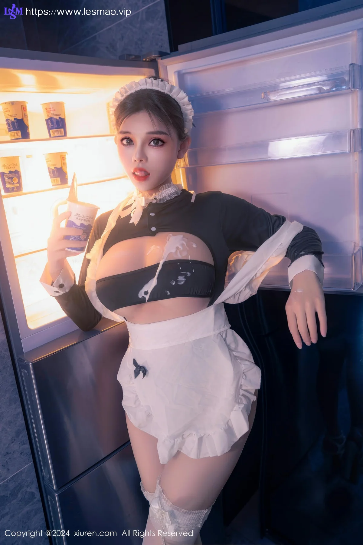XiuRen 秀人 No.8966 小童颜 首套写真娇小女仆半夜偷吃 - 22