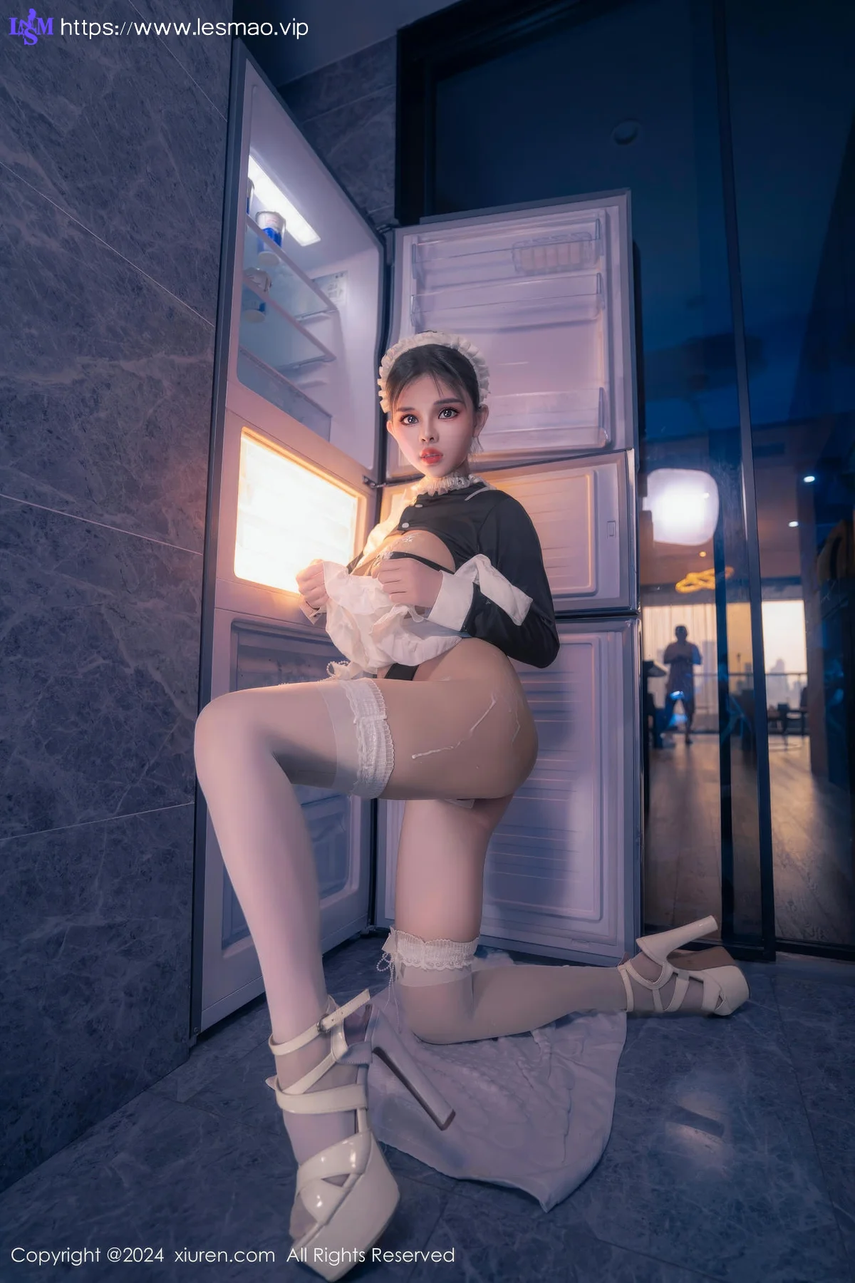 XiuRen 秀人 No.8966 小童颜 首套写真娇小女仆半夜偷吃 - 30