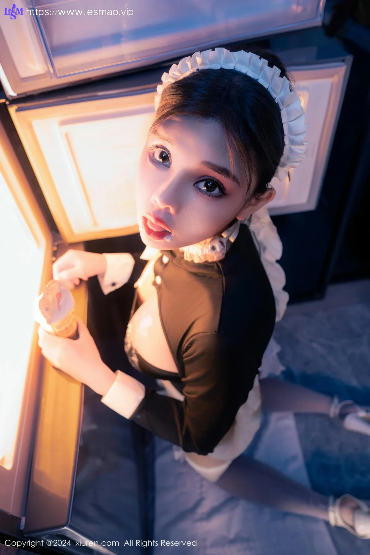 XiuRen 秀人 No.8966 小童颜 首套写真娇小女仆半夜偷吃 - 54