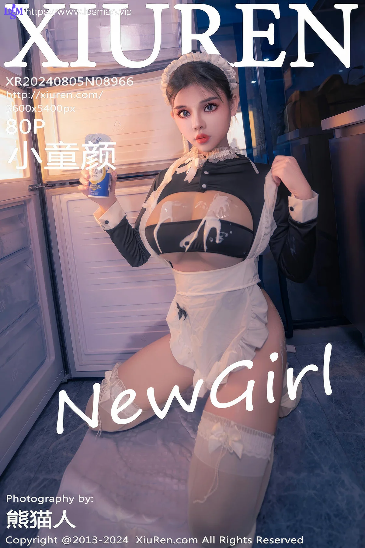 XiuRen 秀人 No.8966 小童颜 首套写真娇小女仆半夜偷吃 - 81