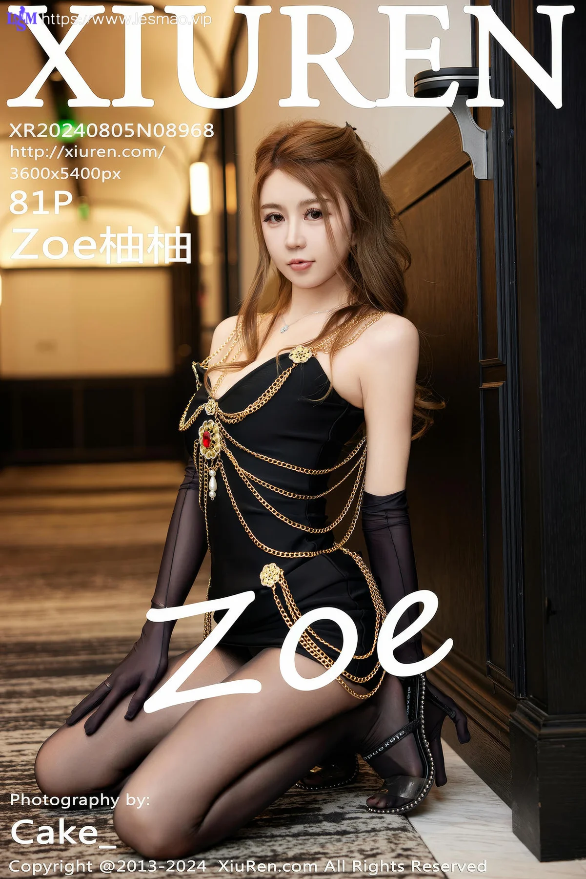 XiuRen 秀人 No.8968 Zoe柚柚 黑色连衣短裙性感写真3 - 82