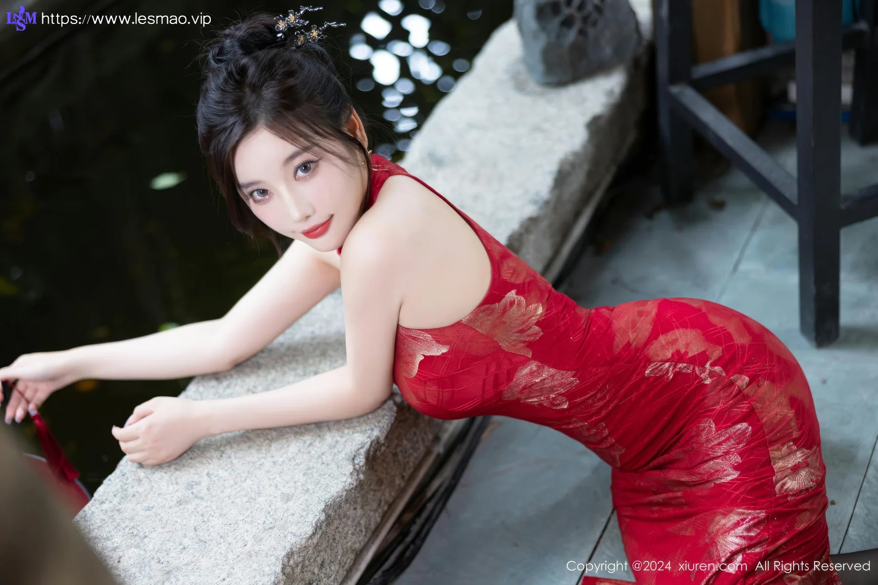 XiuRen 秀人 No.8996 杨晨晨Yome 红色旗袍性感写真1 - 27