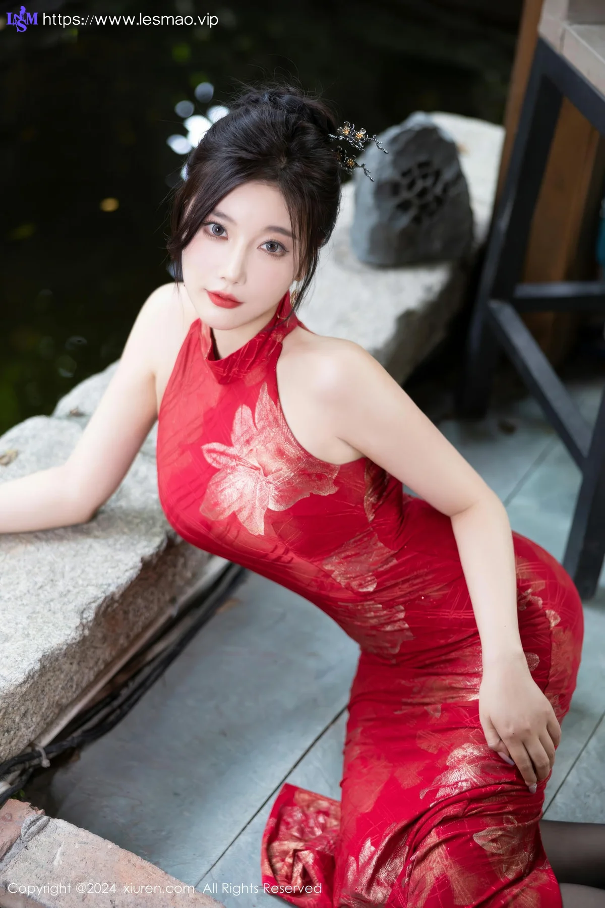 XiuRen 秀人 No.8996 杨晨晨Yome 红色旗袍性感写真1 - 28