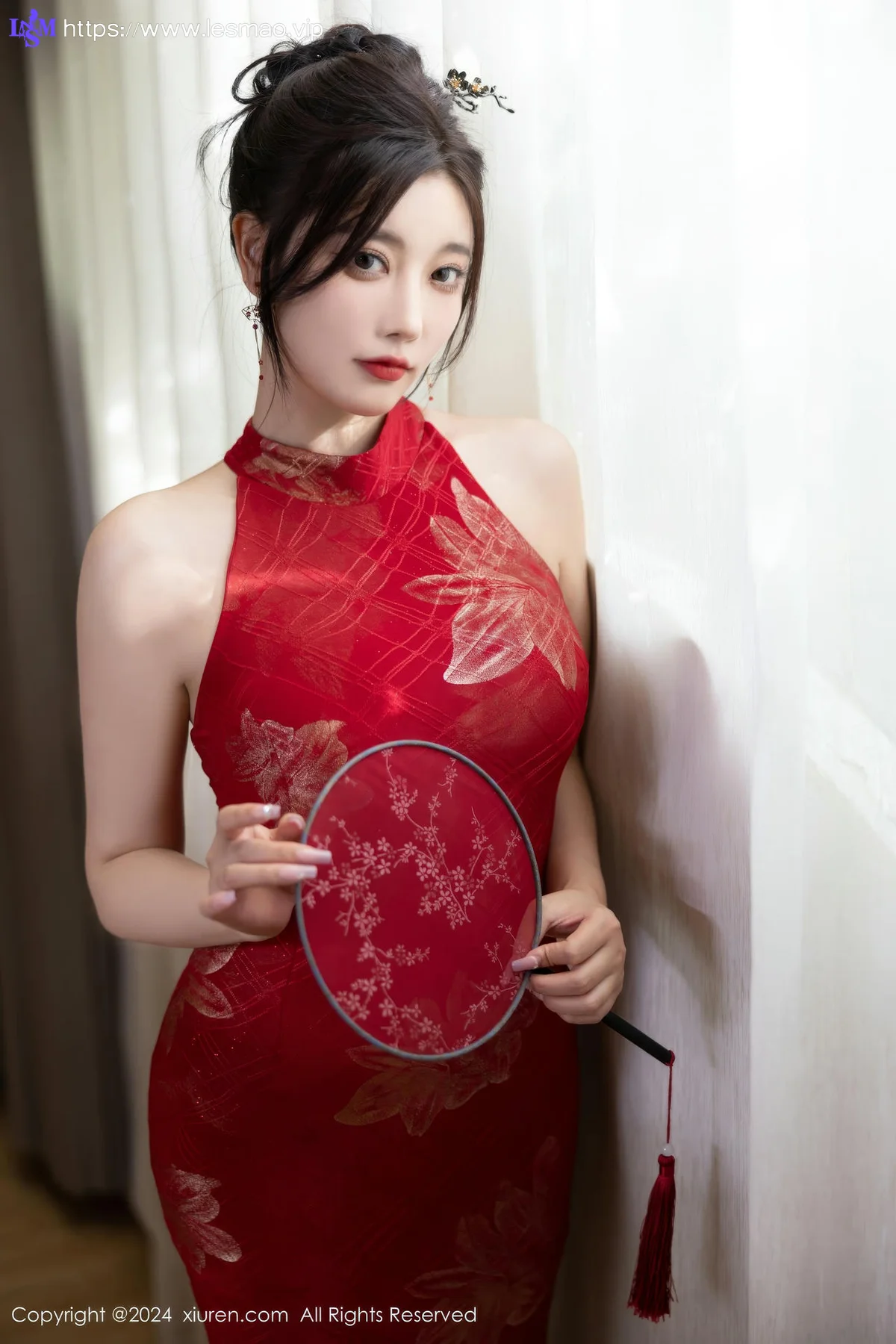 XiuRen 秀人 No.8996 杨晨晨Yome 红色旗袍性感写真1 - 37