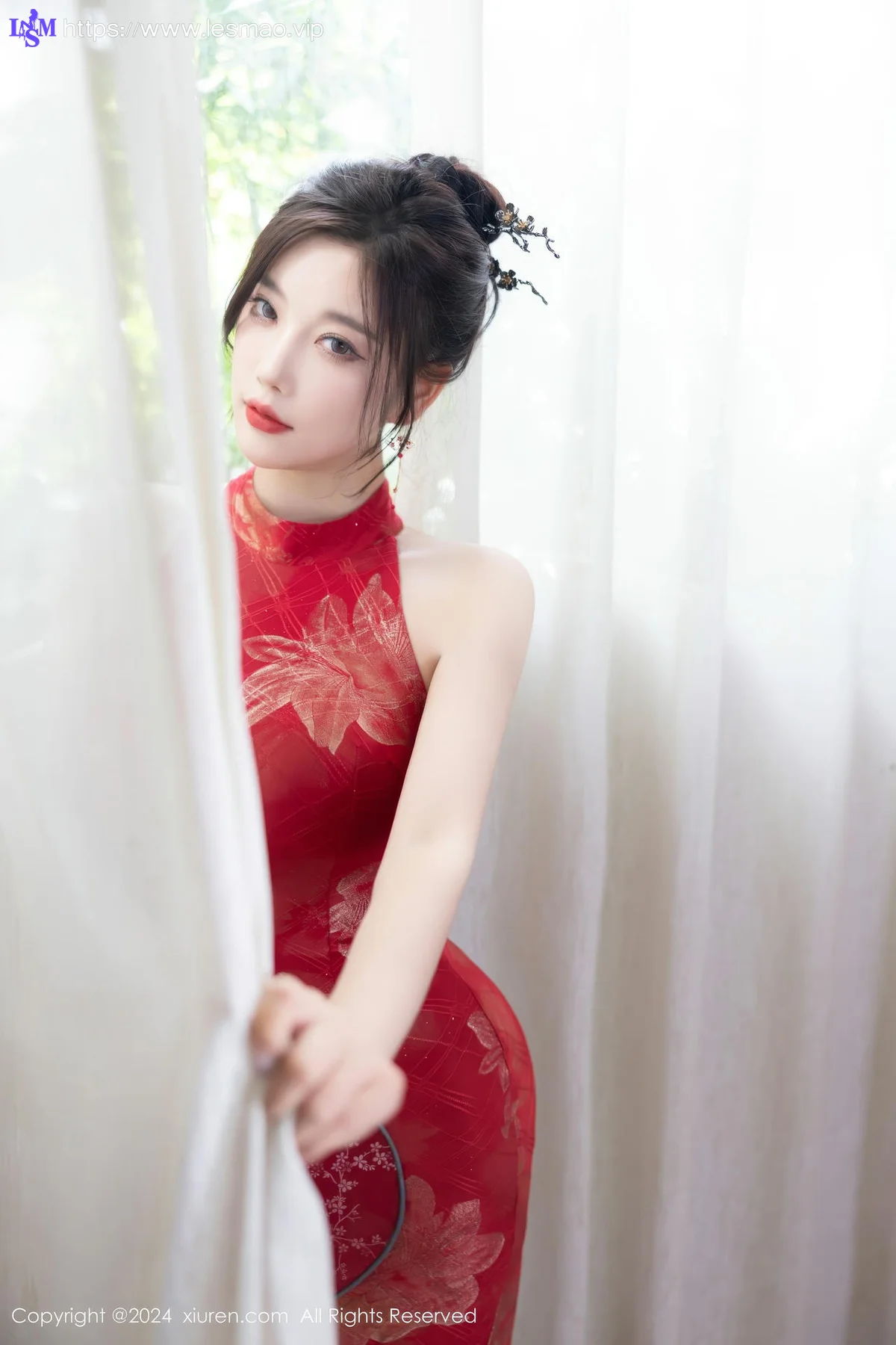 XiuRen 秀人 No.8996 杨晨晨Yome 红色旗袍性感写真1 - 39