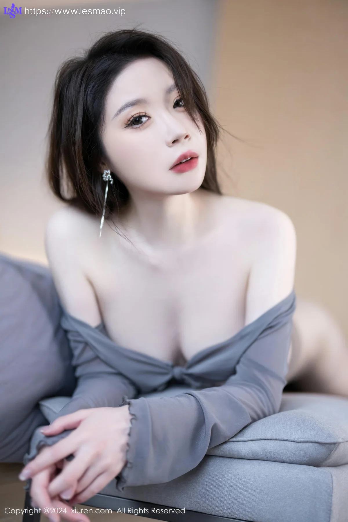XiuRen 秀人 No.9007 梦心玥 灰色吊带搭性感写真1 - 92