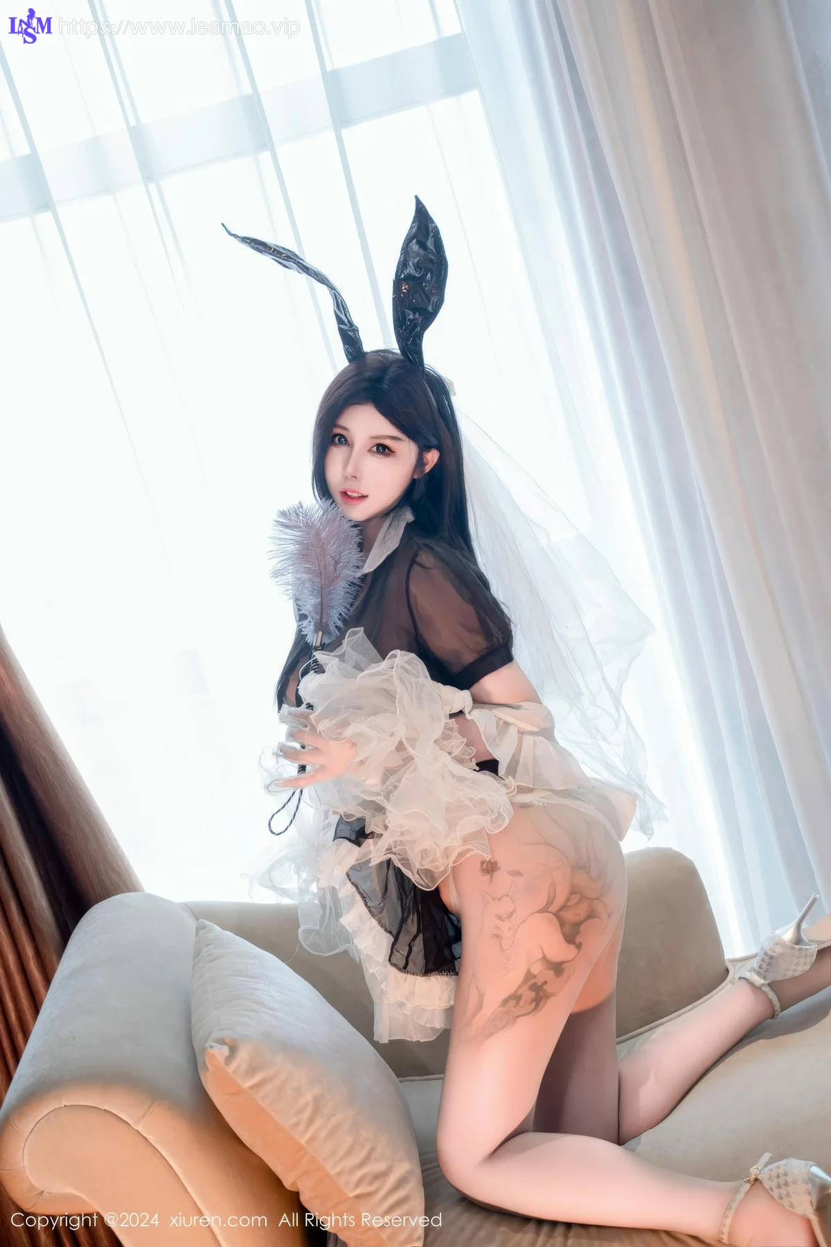 XiuRen 秀人 No.9010 陈芊儿 御姐范姑娘性感写真 - 36