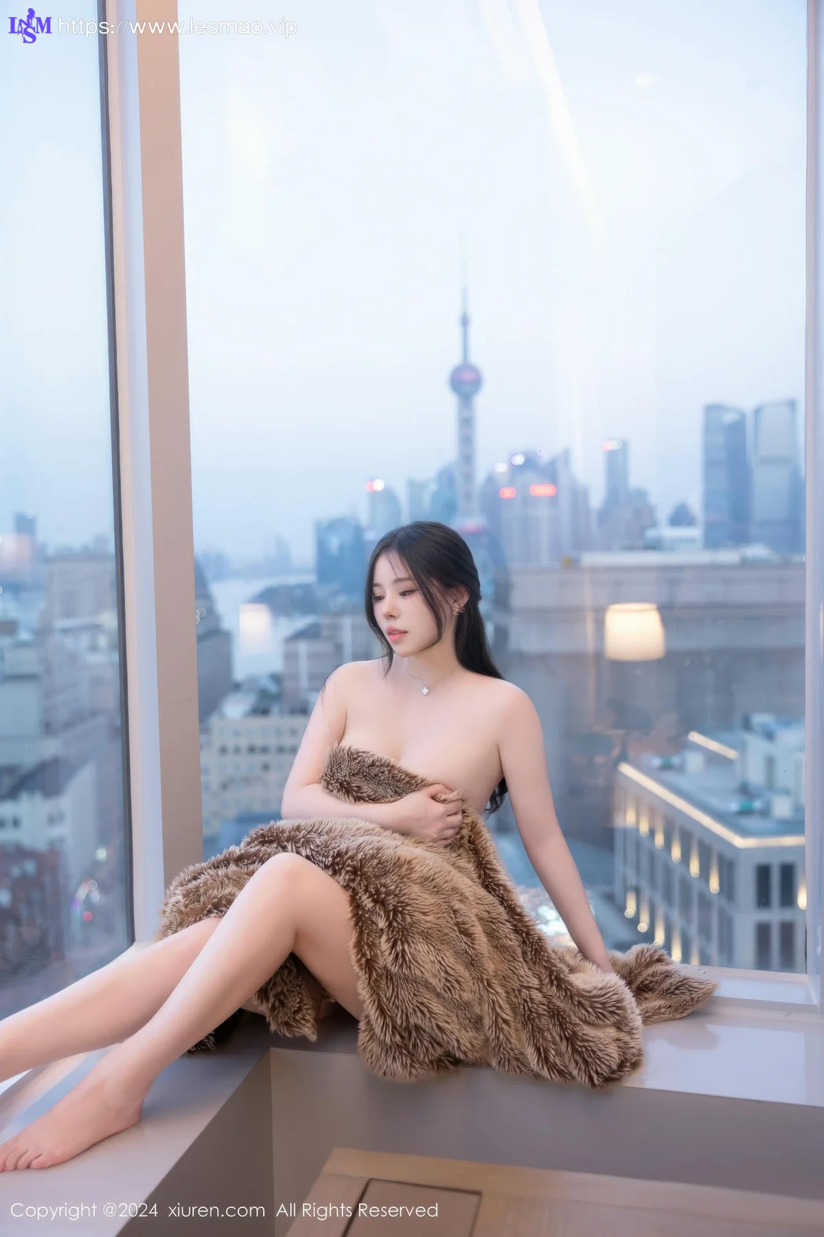 XiuRen 秀人 No.9012 白茹雪abby 黑色皮衣性感写真11 - 43