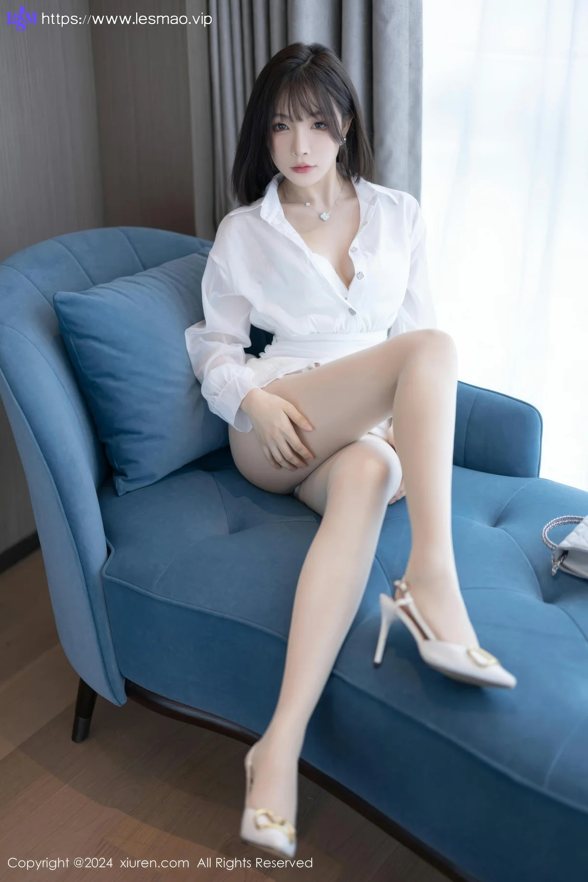 XiuRen 秀人 No.9020 徐莉芝Booty 白色连衣短裙性感写真1 - 22
