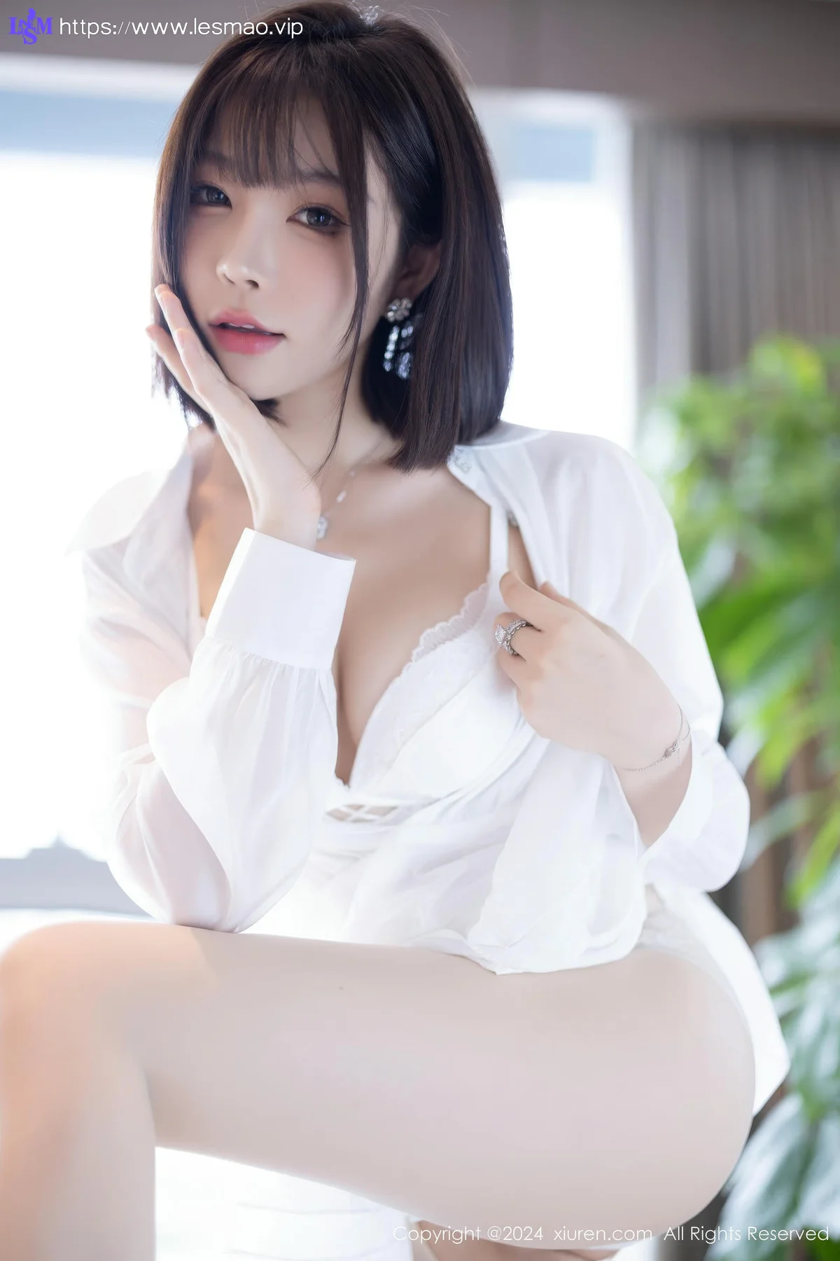 XiuRen 秀人 No.9020 徐莉芝Booty 白色连衣短裙性感写真1 - 36