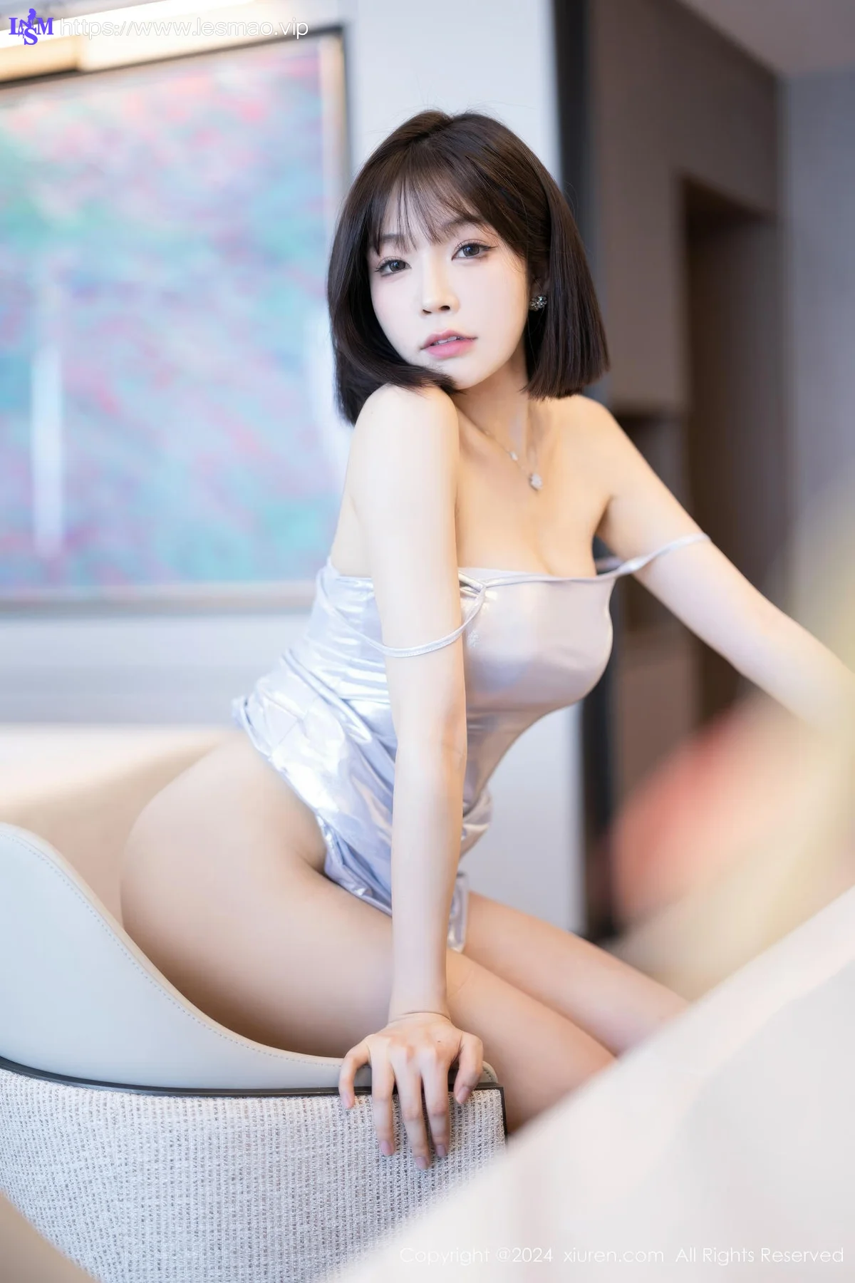 XiuRen 秀人 No.9020 徐莉芝Booty 白色连衣短裙性感写真1 - 93