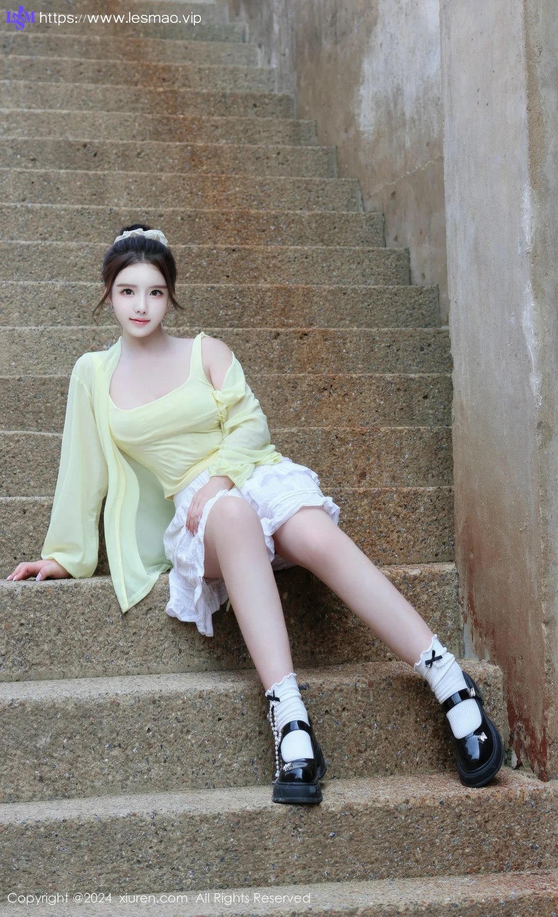 XiuRen 秀人 No.9024 小薯条nienie 共享电动车主题拍摄性感写真11 - 25