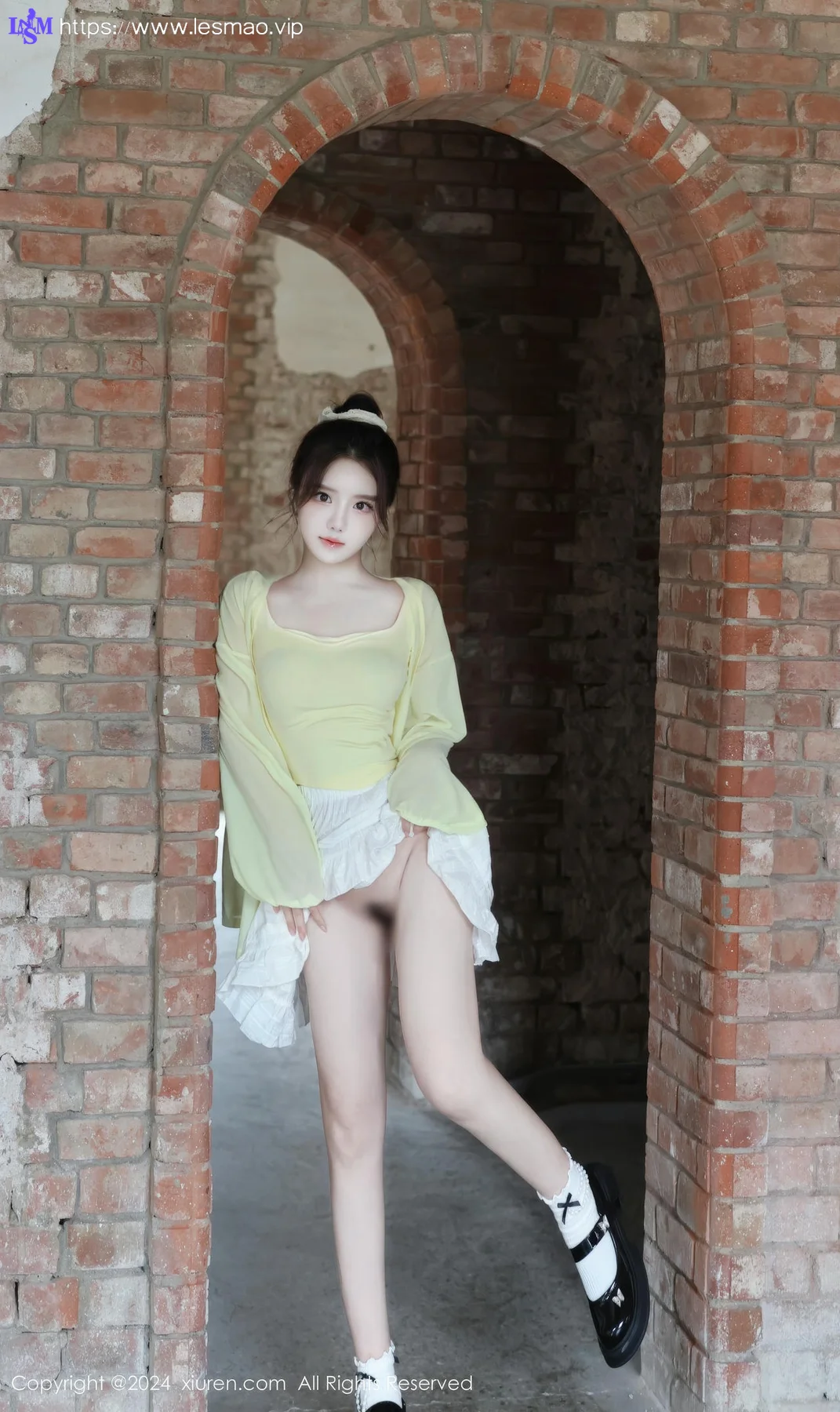 XiuRen 秀人 No.9024 小薯条nienie 共享电动车主题拍摄性感写真11 - 35