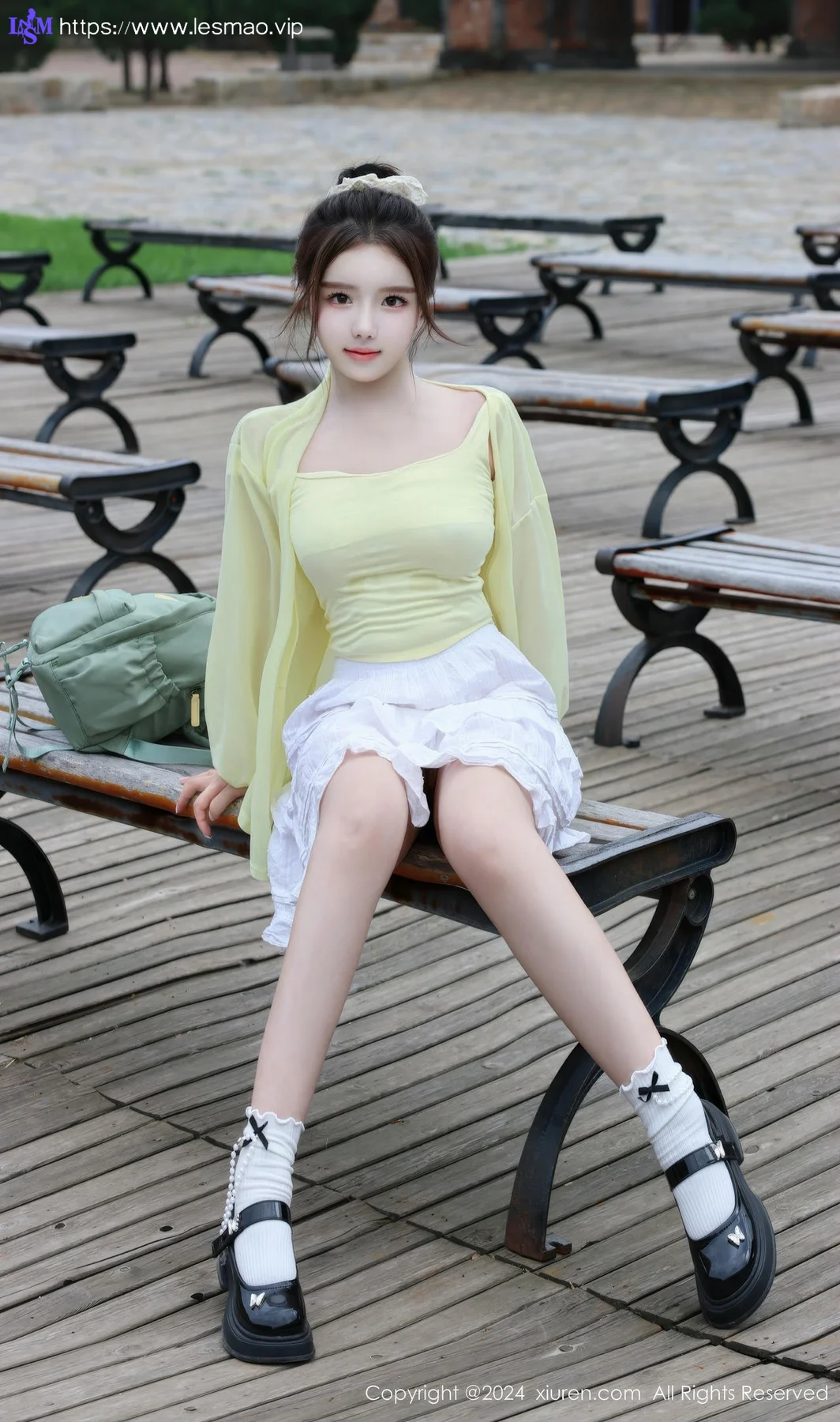 XiuRen 秀人 No.9024 小薯条nienie 共享电动车主题拍摄性感写真11 - 36