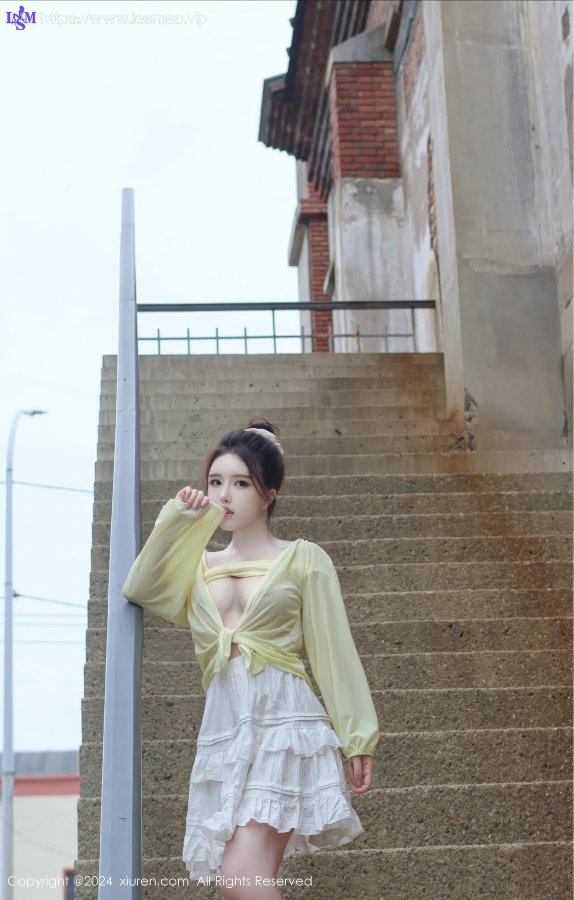 XiuRen 秀人 No.9024 小薯条nienie 共享电动车主题拍摄性感写真11 - 41