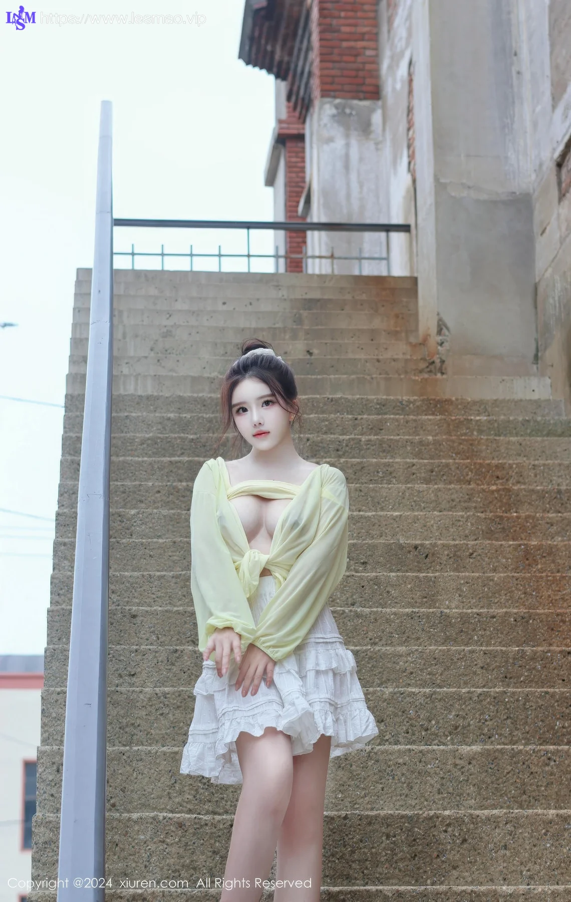 XiuRen 秀人 No.9024 小薯条nienie 共享电动车主题拍摄性感写真11 - 73