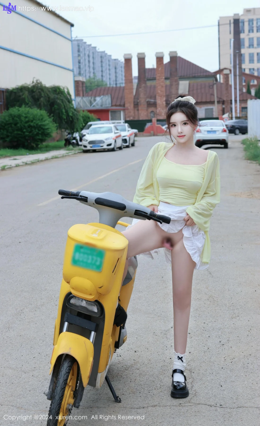 XiuRen 秀人 No.9024 小薯条nienie 共享电动车主题拍摄性感写真11 - 82