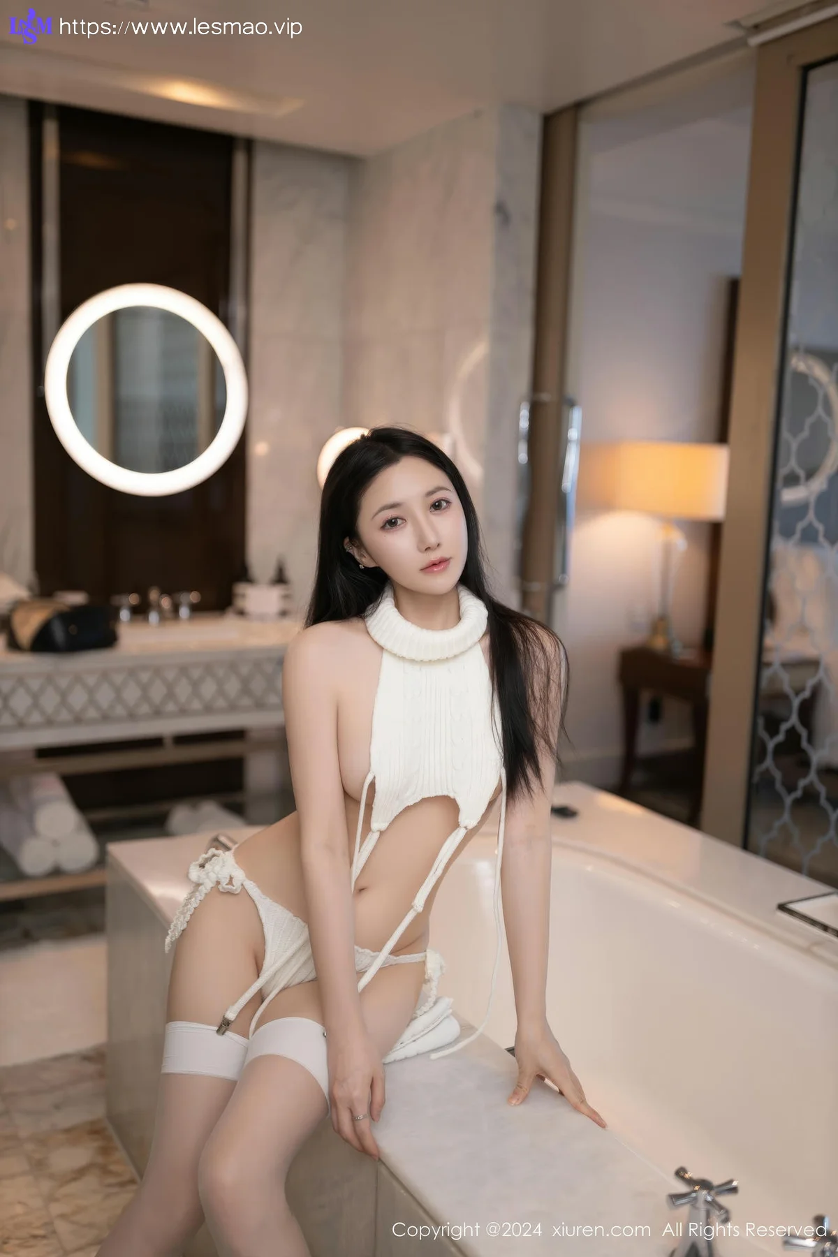XiuRen 秀人 No.9030 鱼子酱Fish 纯白精灵主题拍摄性感写真11 - 29