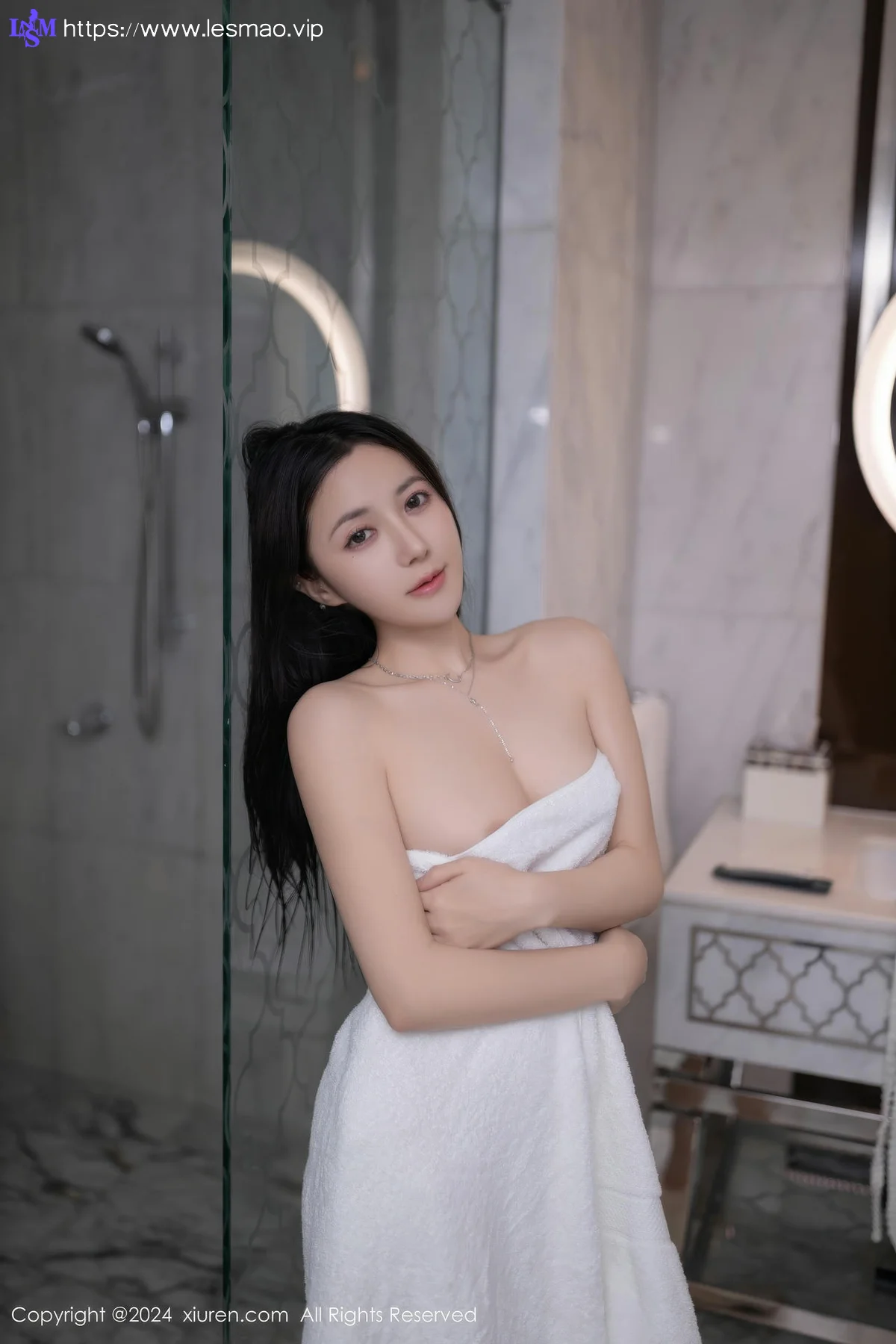 XiuRen 秀人 No.9030 鱼子酱Fish 纯白精灵主题拍摄性感写真11 - 79