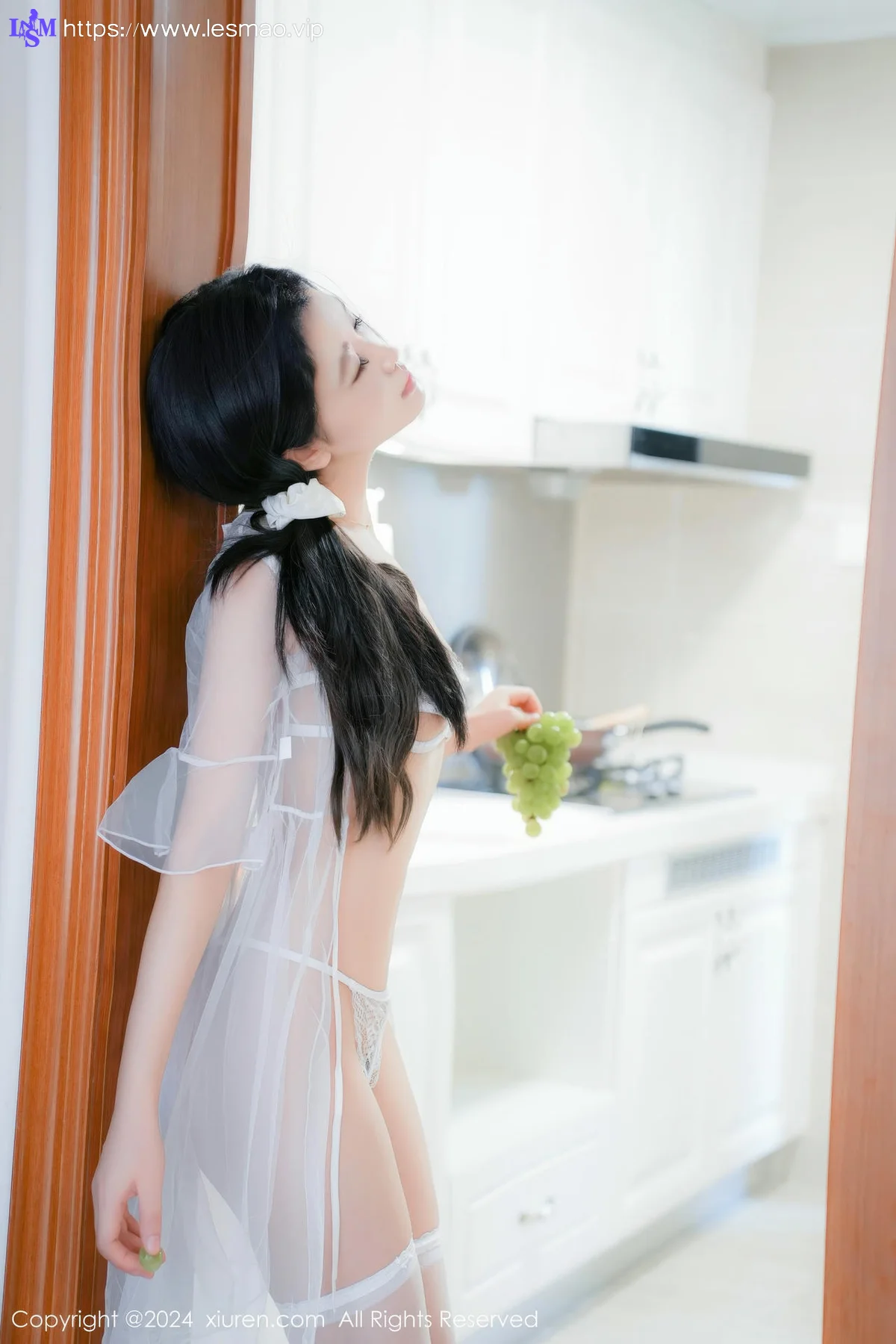 XiuRen 秀人 No.9031 于诺诺ise 首套写真白色网纱轻透服饰33 - 24