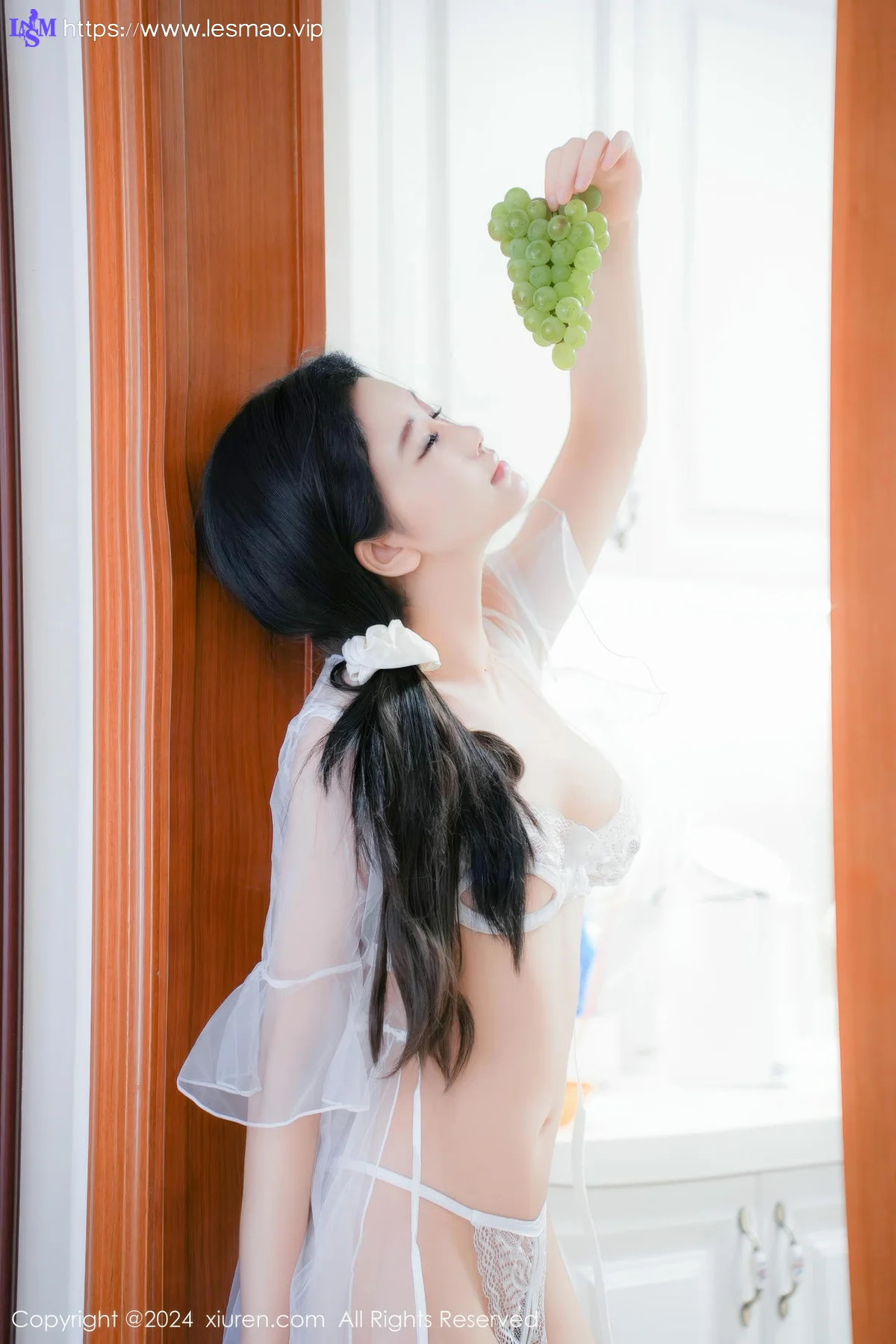 XiuRen 秀人 No.9031 于诺诺ise 首套写真白色网纱轻透服饰33 - 25