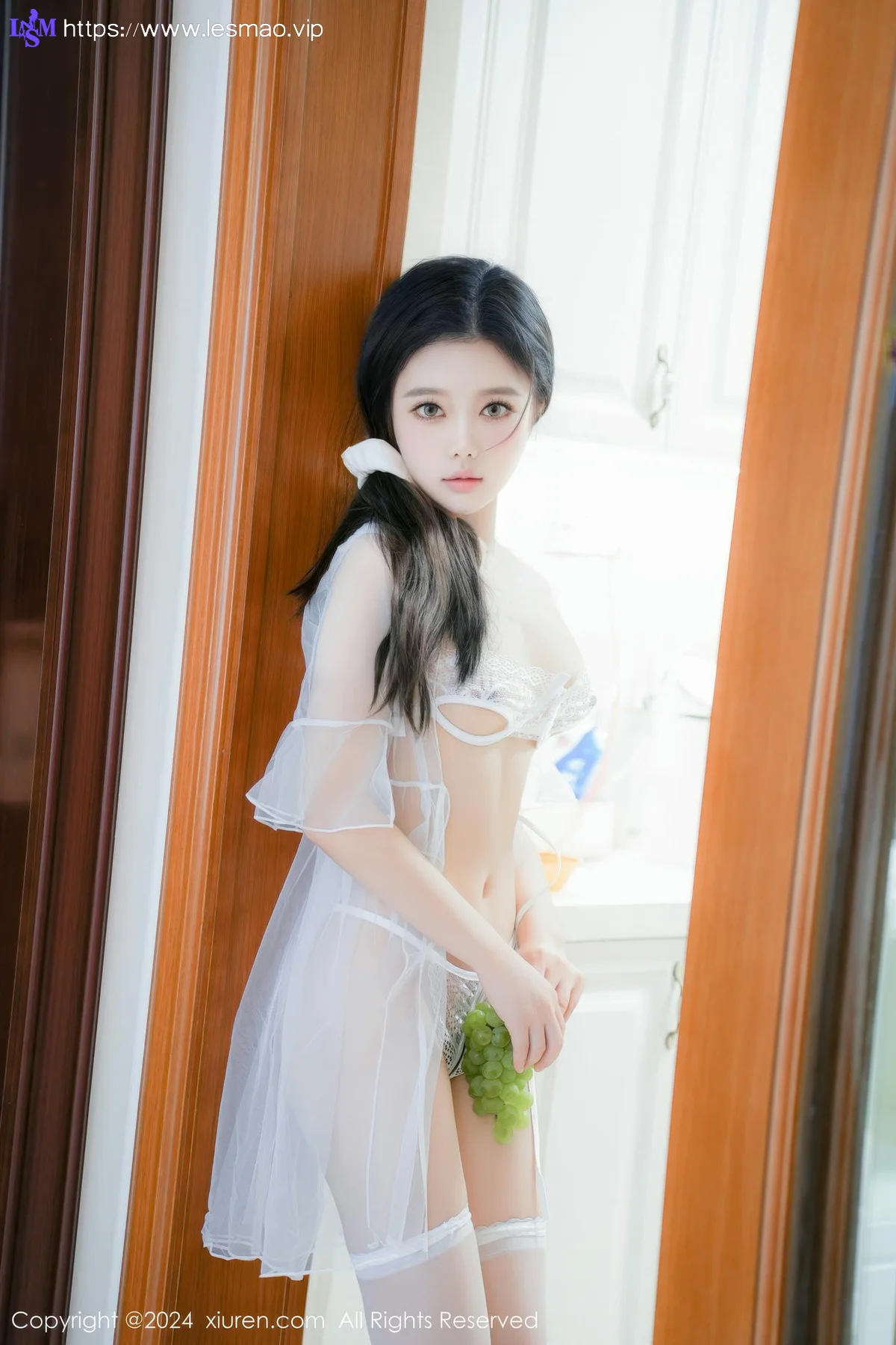 XiuRen 秀人 No.9031 于诺诺ise 首套写真白色网纱轻透服饰33 - 27