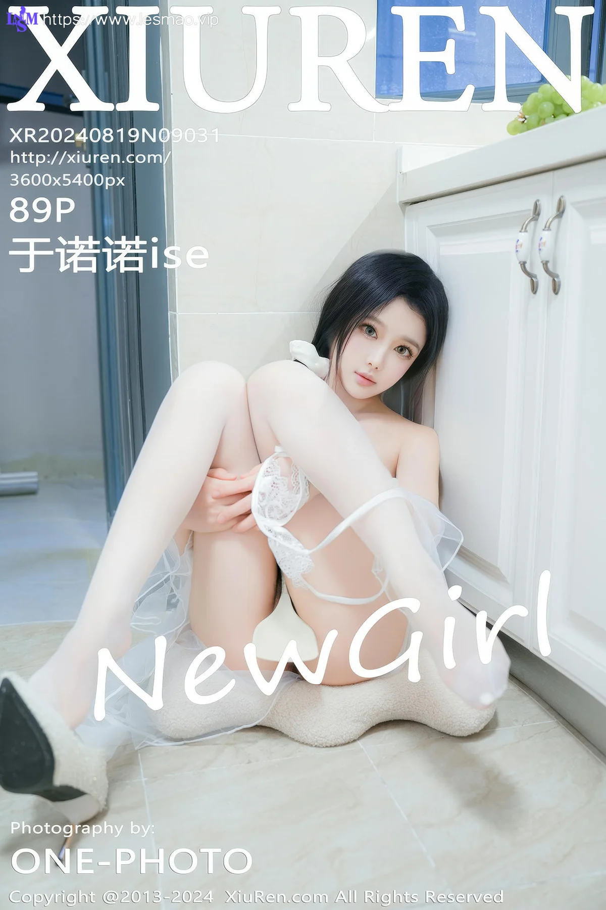 XiuRen 秀人 No.9031 于诺诺ise 首套写真白色网纱轻透服饰33 - 90