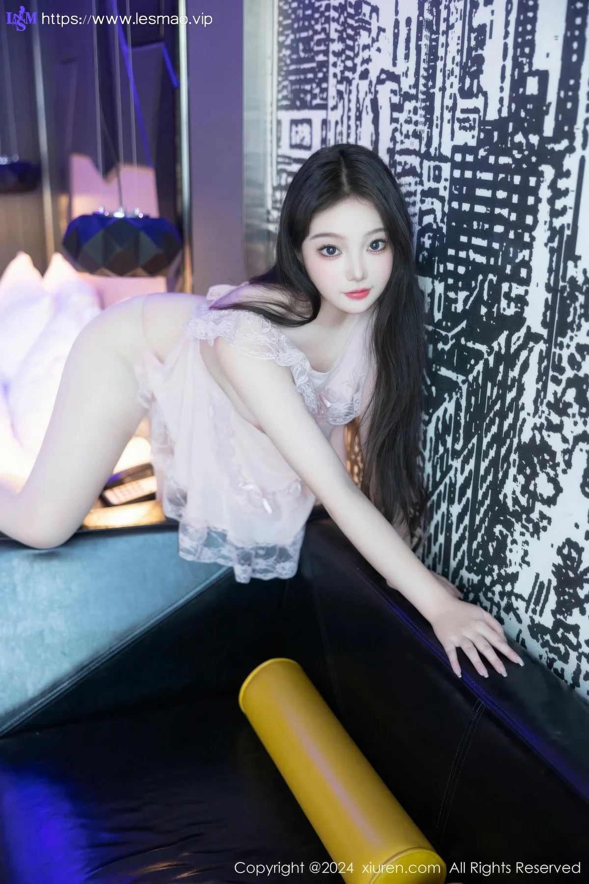 XiuRen 秀人 No.9034 潘多拉哦 粉色情趣服饰性感写真 - 35