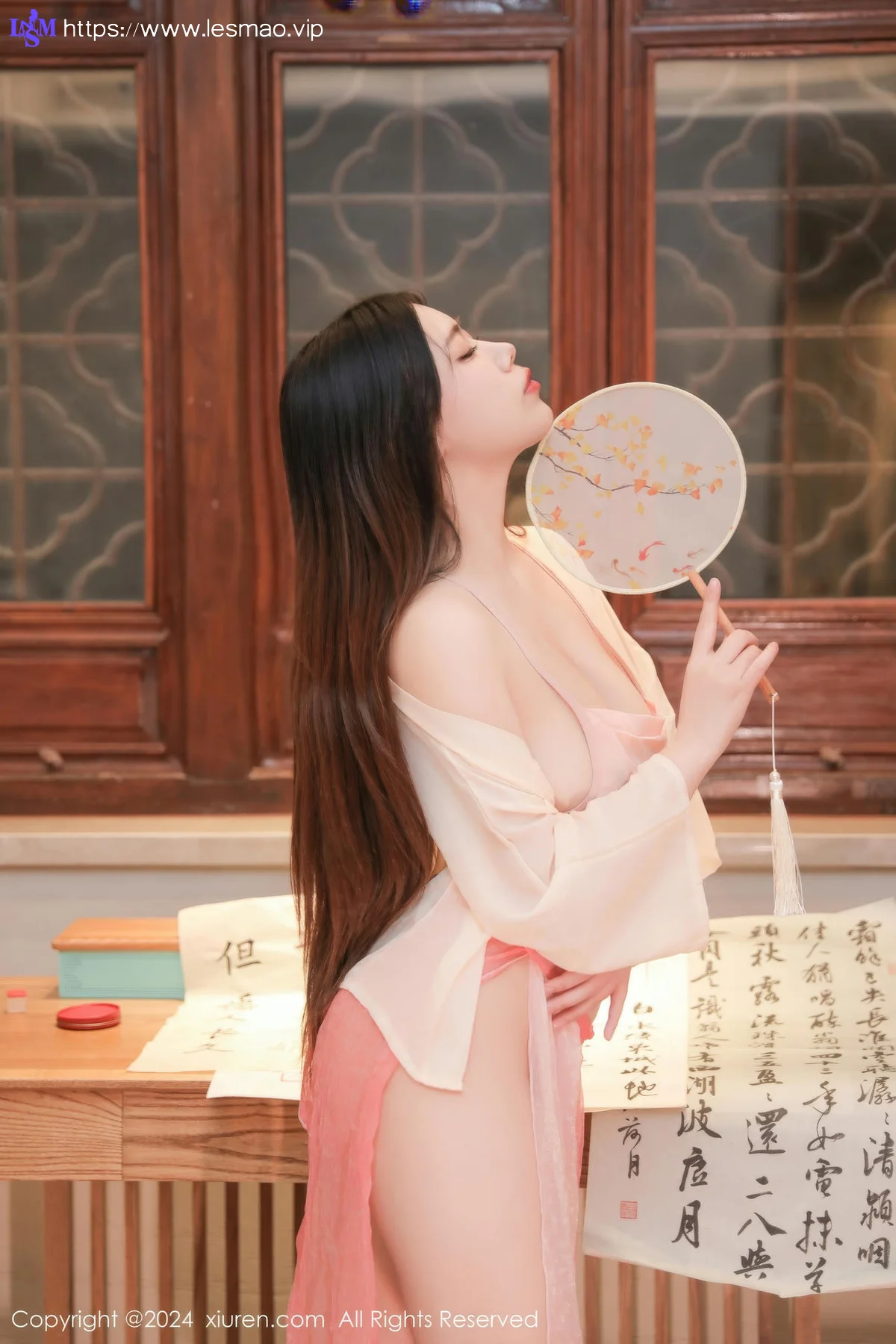 XiuRen 秀人 No.9040 蛋蛋宝 粉色古装服饰性感写真2 - 17