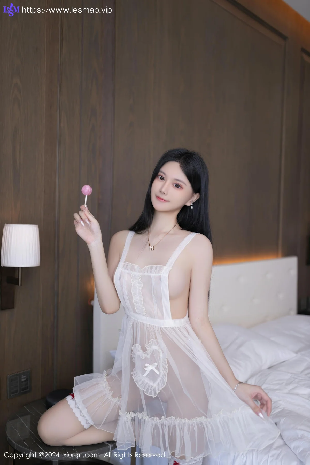XiuRen 秀人 No.9062 幼幼 白色轻透连衣短裙性感写真22 - 18