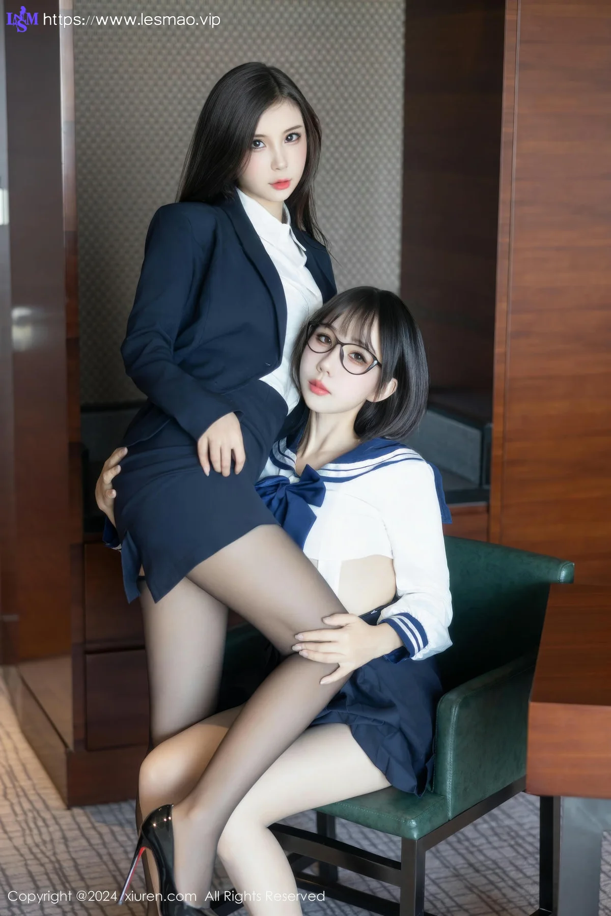 XiuRen 秀人 No.9065 小蛮妖Yummy双人模特合辑清新视觉 - 18