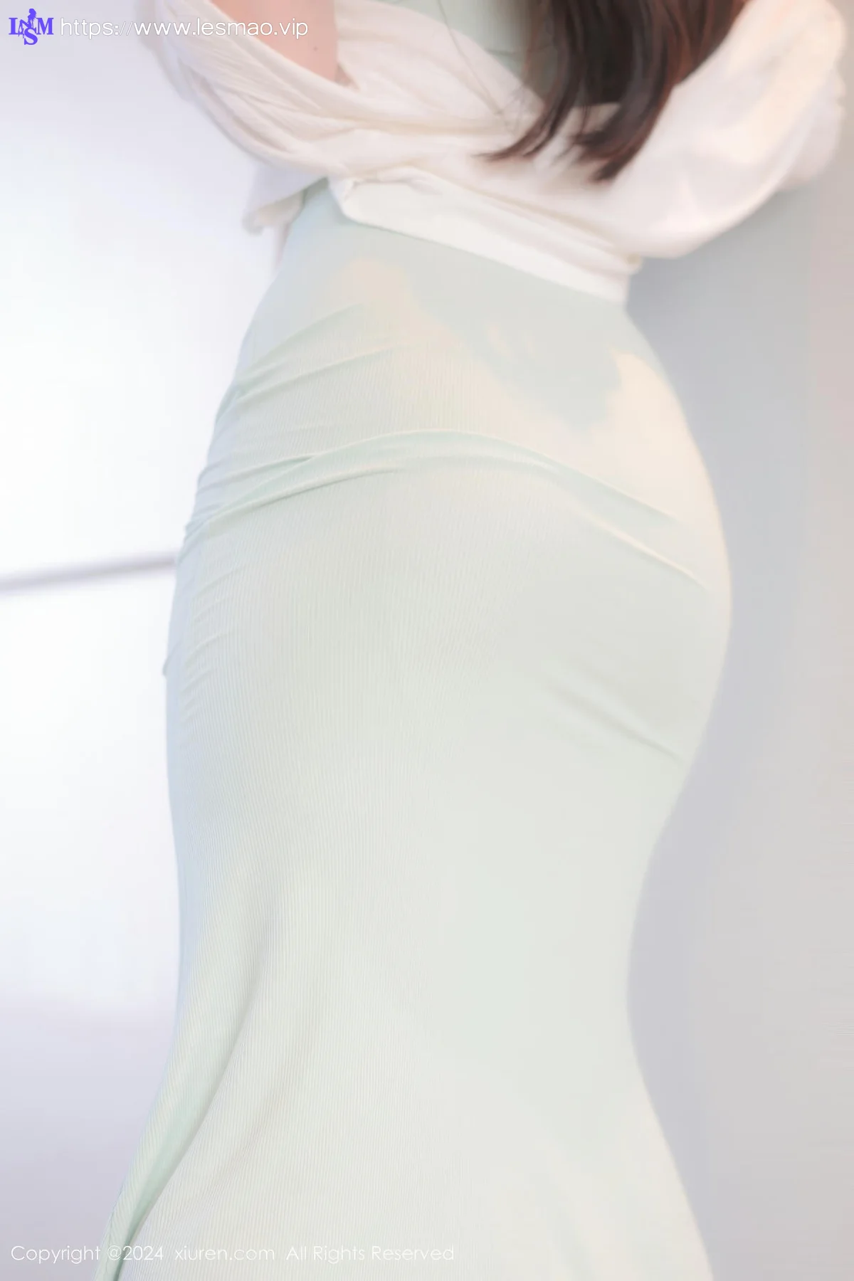 XiuRen 秀人 No.9080 白茹雪abby 浅色连衣裙性感写真33 - 14
