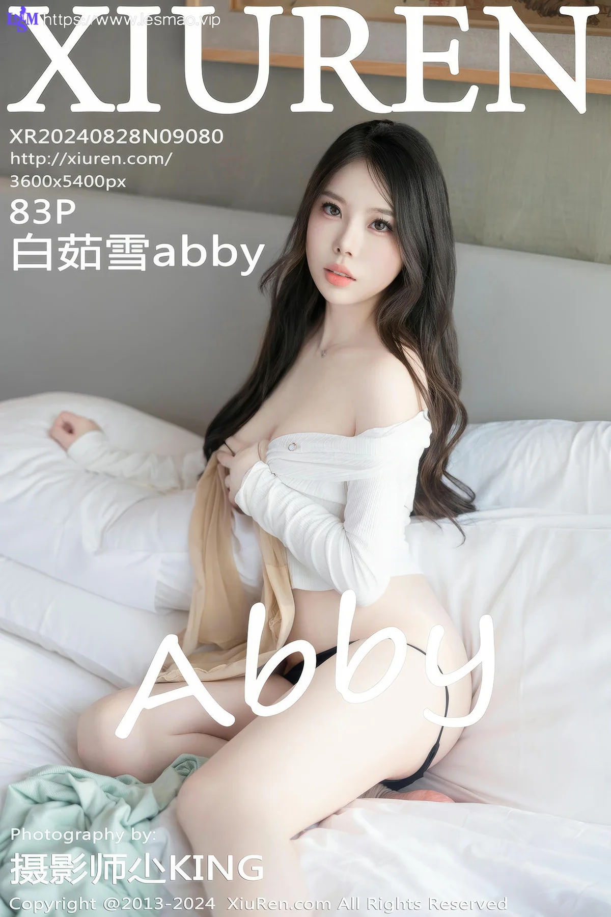 XiuRen 秀人 No.9080 白茹雪abby 浅色连衣裙性感写真33 - 84