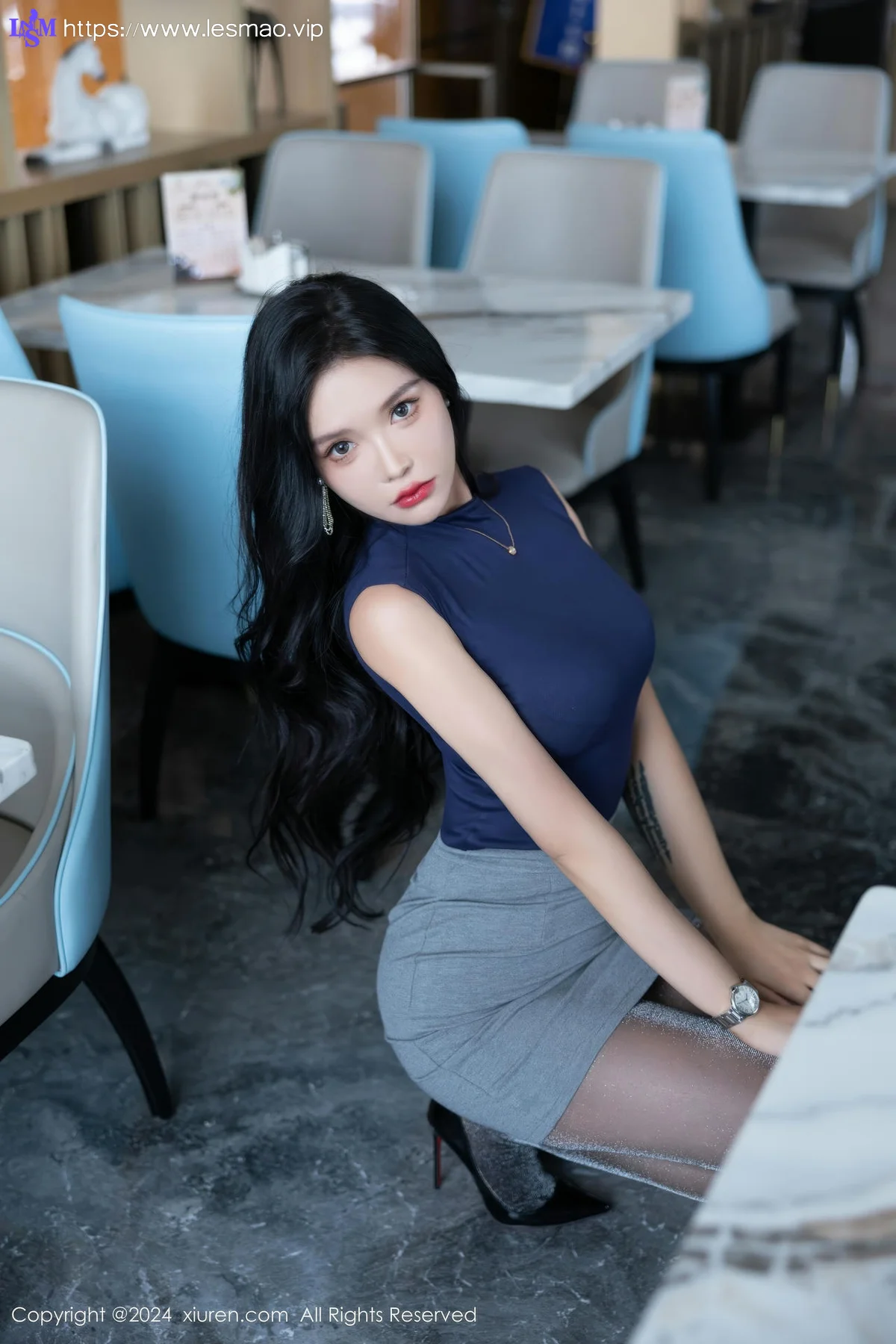 XiuRen 秀人 No.9082 娜比 魅惑黑丝性感写真 - 27