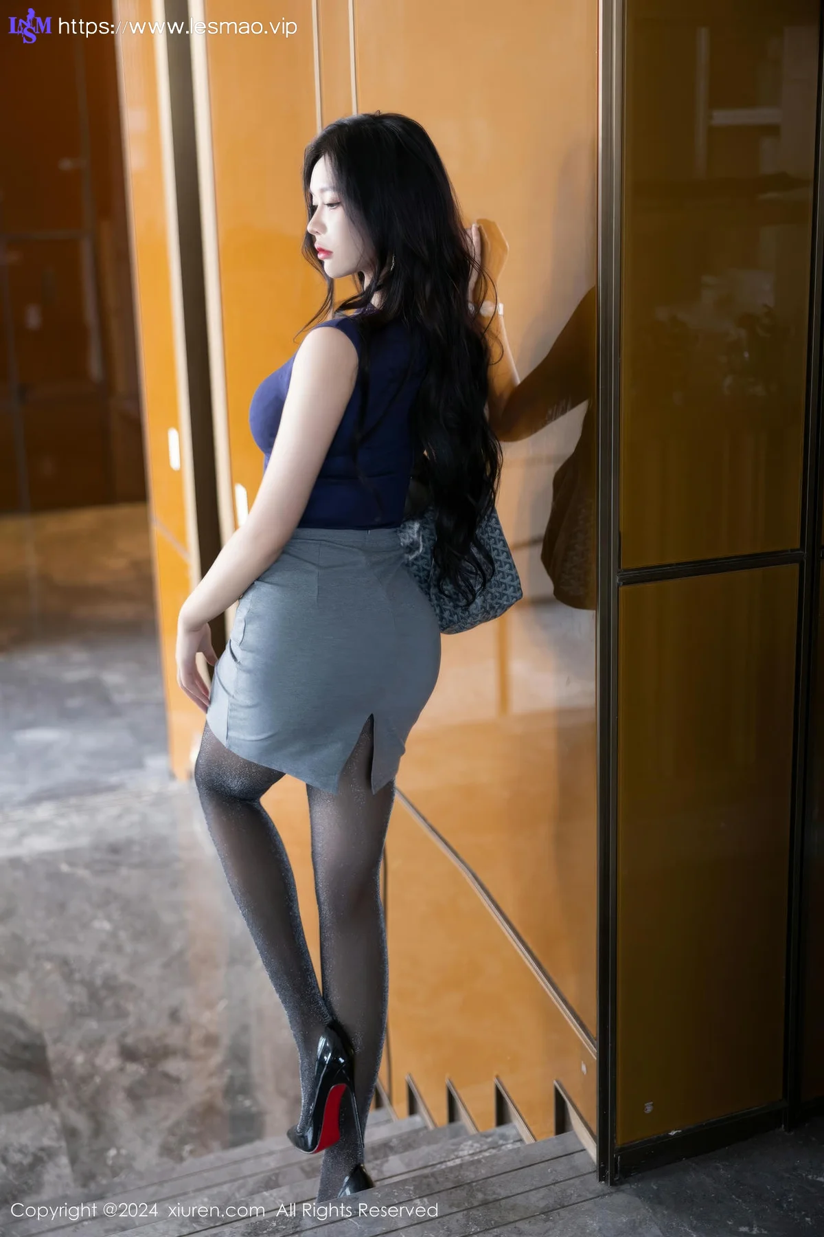 XiuRen 秀人 No.9082 娜比 魅惑黑丝性感写真 - 31