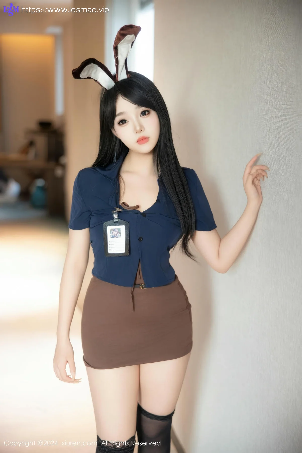 XiuRen 秀人 No.9083 梨秋秋 警花爆乳萝莉 - 16