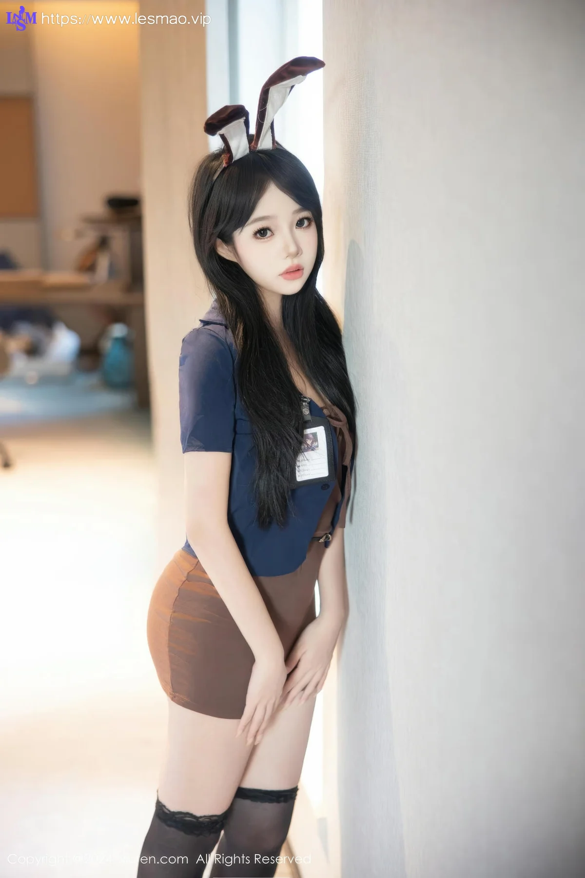 XiuRen 秀人 No.9083 梨秋秋 警花爆乳萝莉 - 22