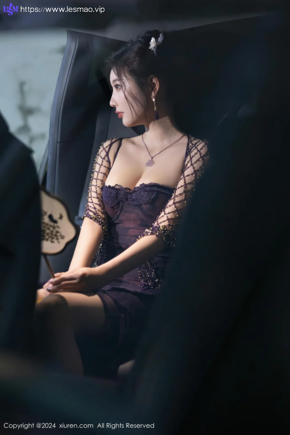 XiuRen 秀人 No.9092 杨晨晨Yome 紫色连衣裙性感写真11 - 11