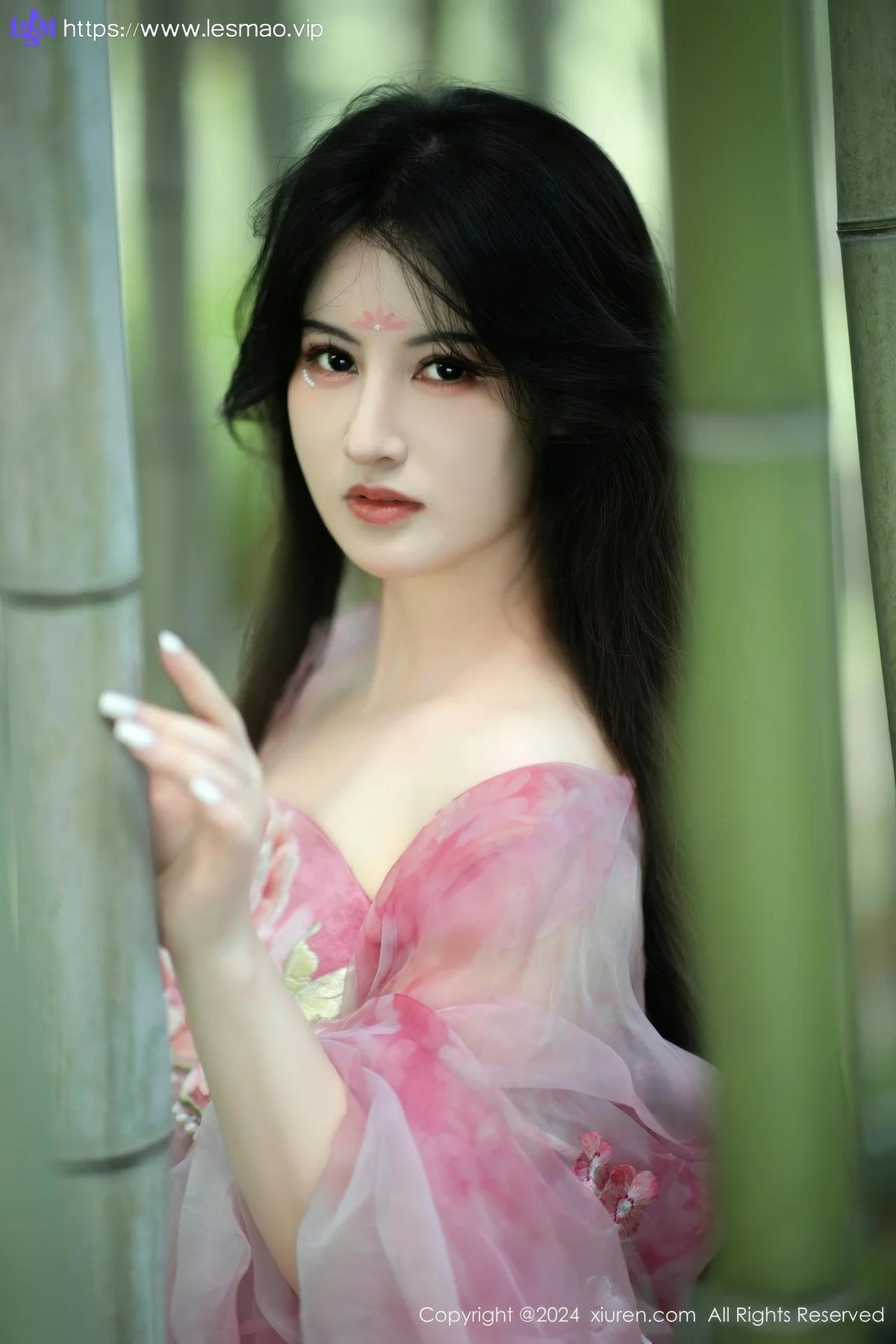 XiuRen 秀人 No.9100 诗诗kiki 粉色古风服饰性感写真1 - 13
