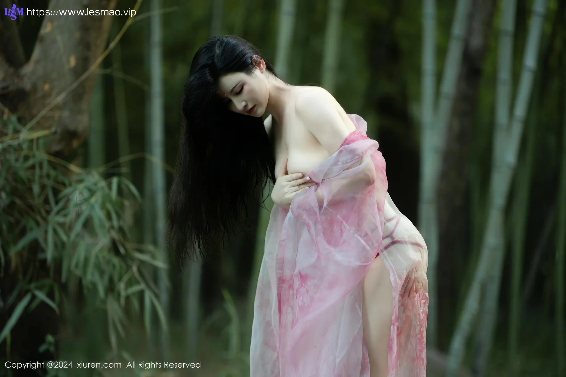 XiuRen 秀人 No.9100 诗诗kiki 粉色古风服饰性感写真1 - 53