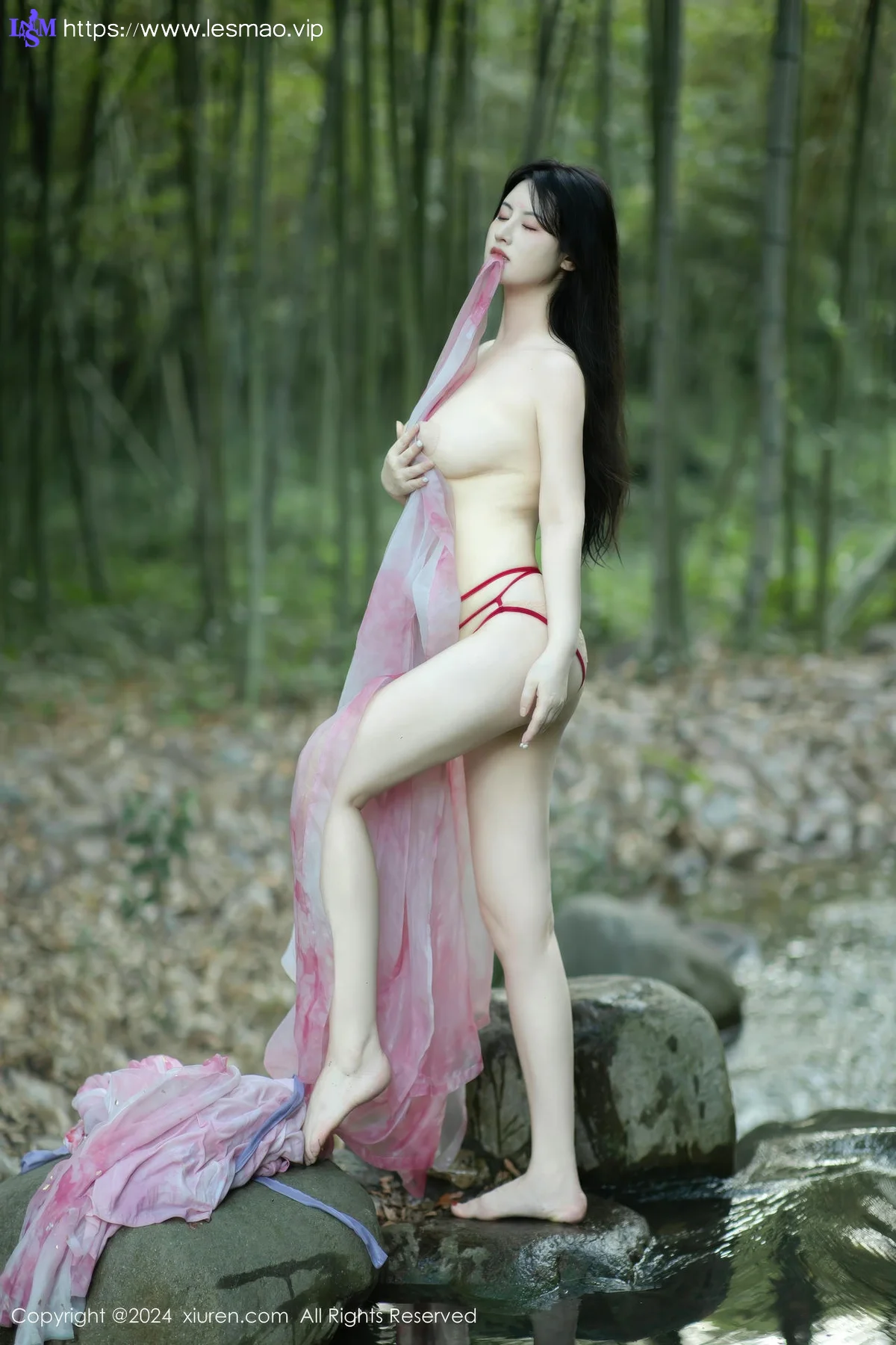XiuRen 秀人 No.9100 诗诗kiki 粉色古风服饰性感写真1 - 59